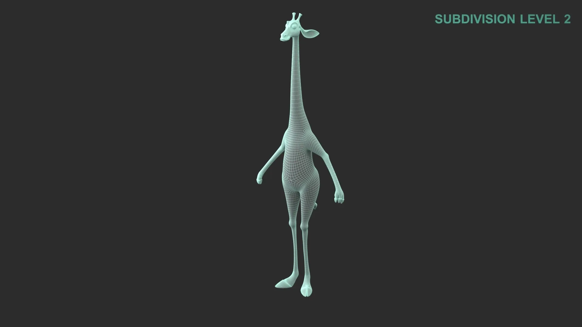 Cartoon Giraffe Character