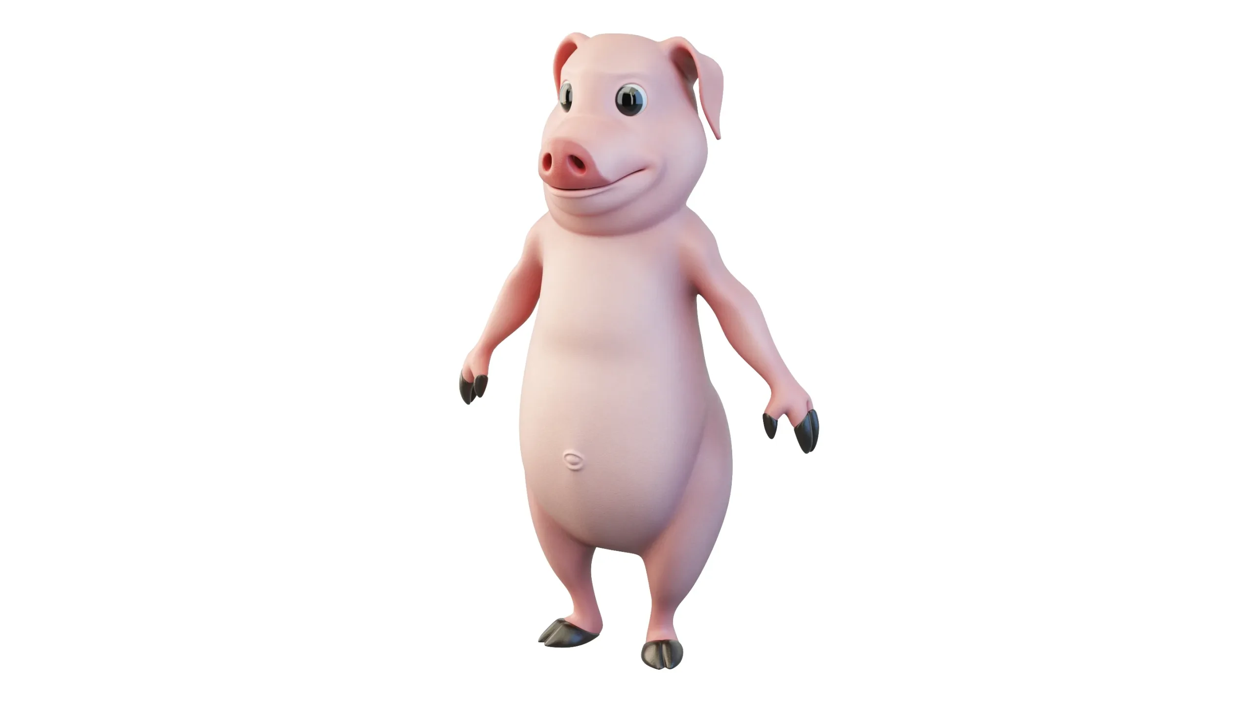 Cartoon Piggy Character