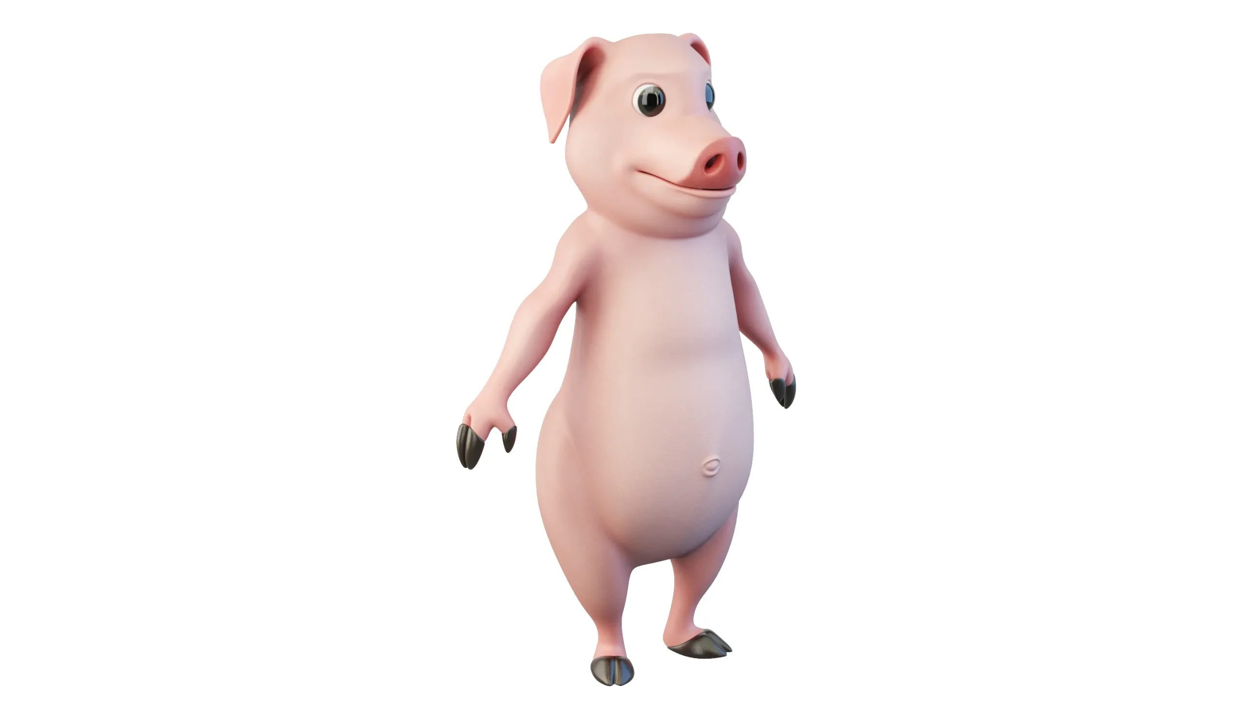 Cartoon Piggy Character