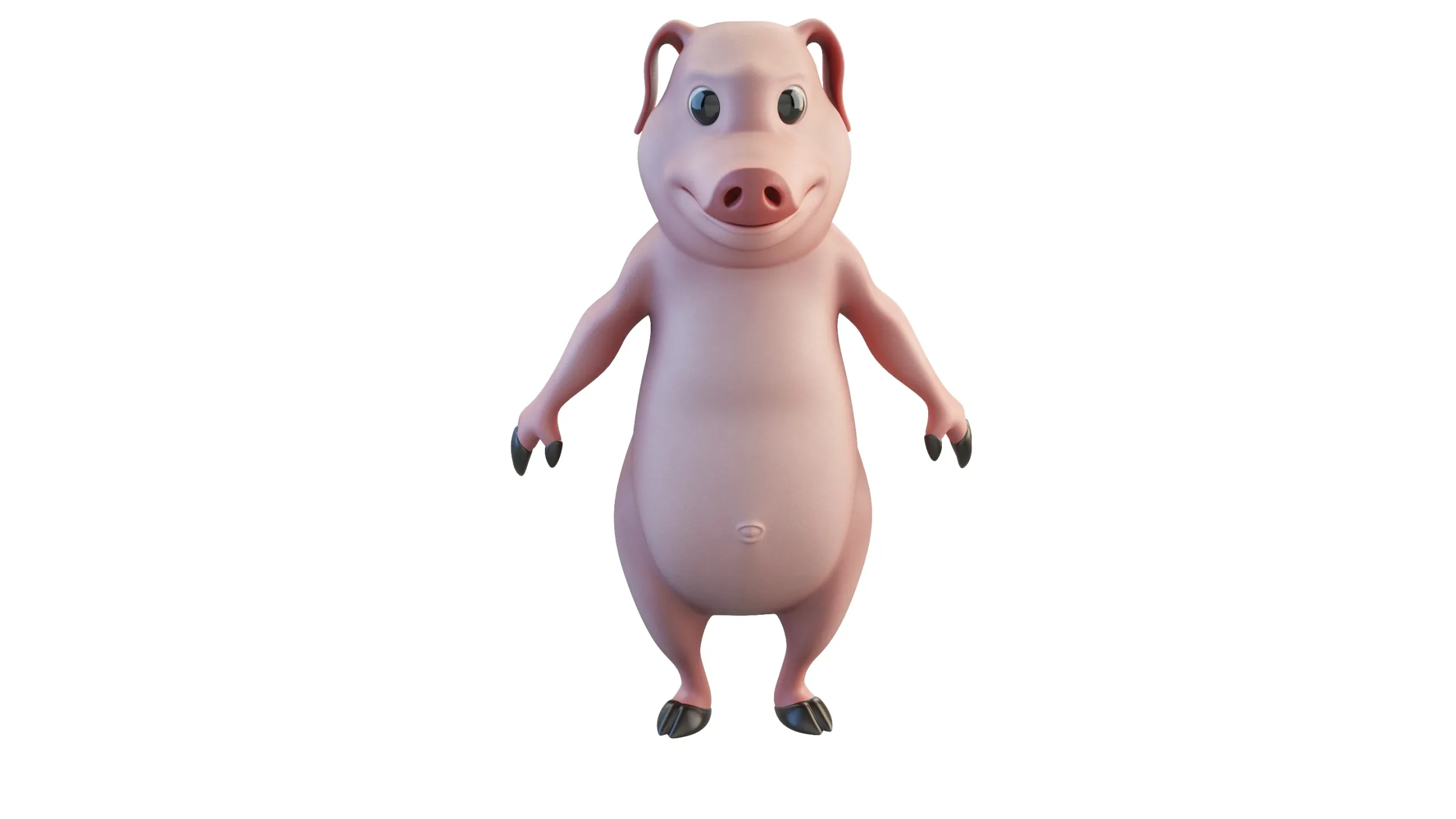 Cartoon Piggy Character