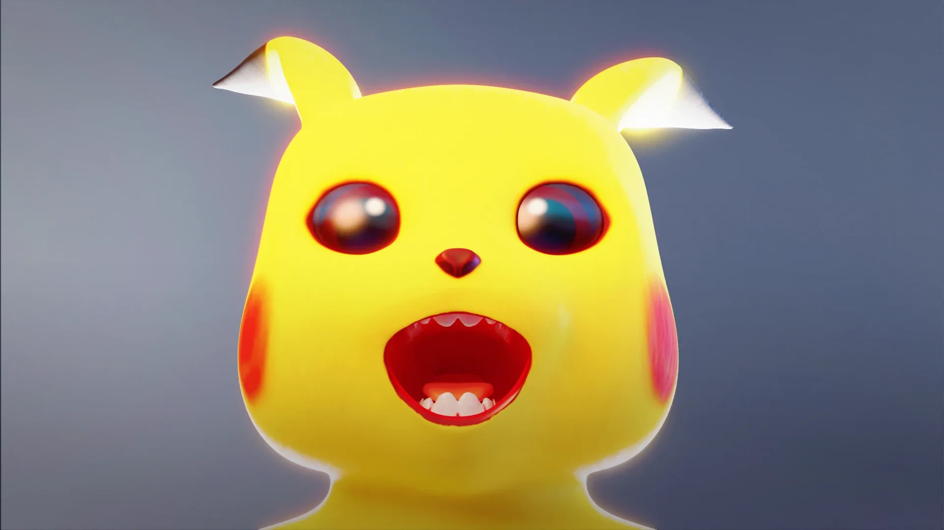 Pikachu - Pokemon Rigged 3d-model for Blender