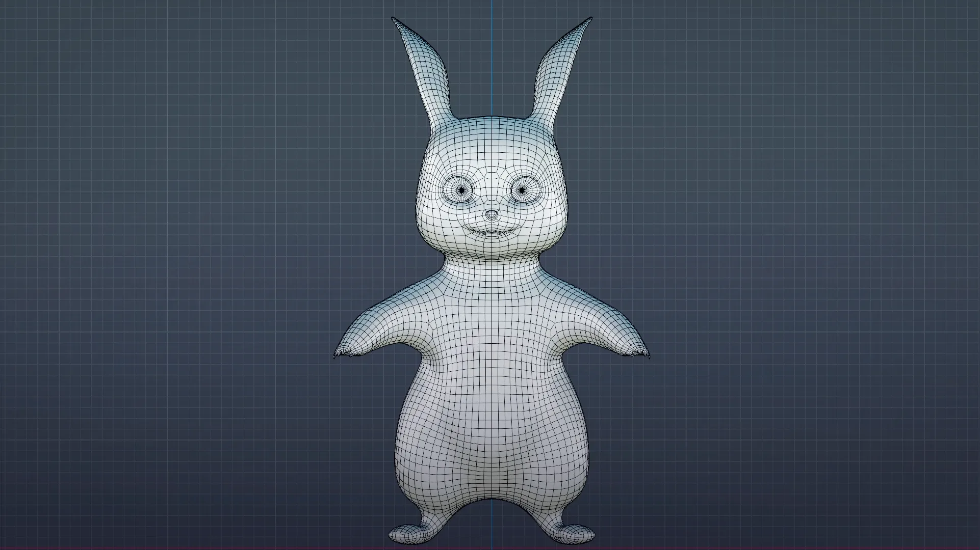 Pikachu - Pokemon Rigged 3d-model for Blender