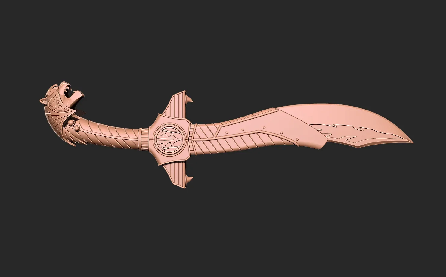 Power Rangers Saba Sword 3D print model