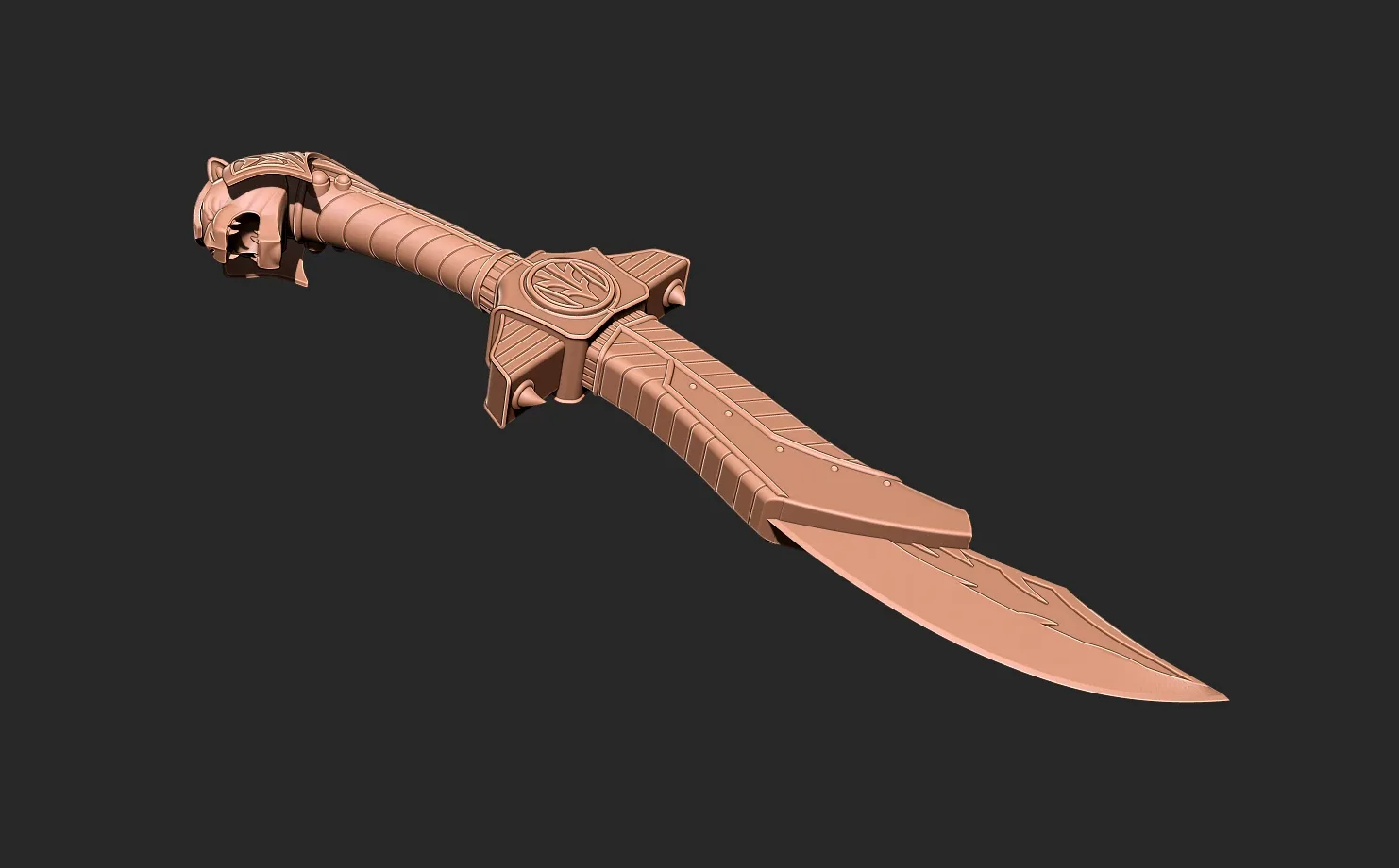 Power Rangers Saba Sword 3D print model