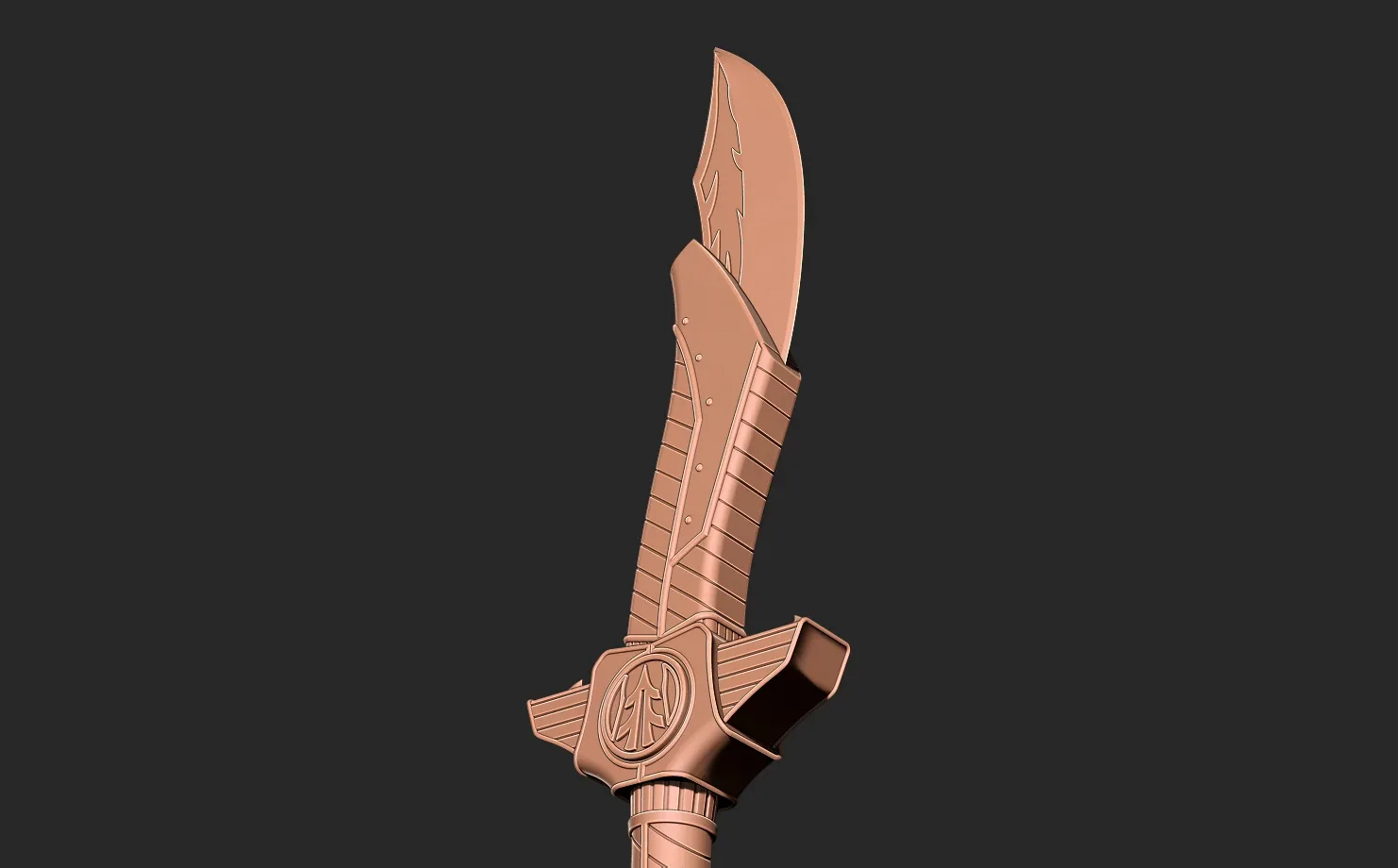 Power Rangers Saba Sword 3D print model