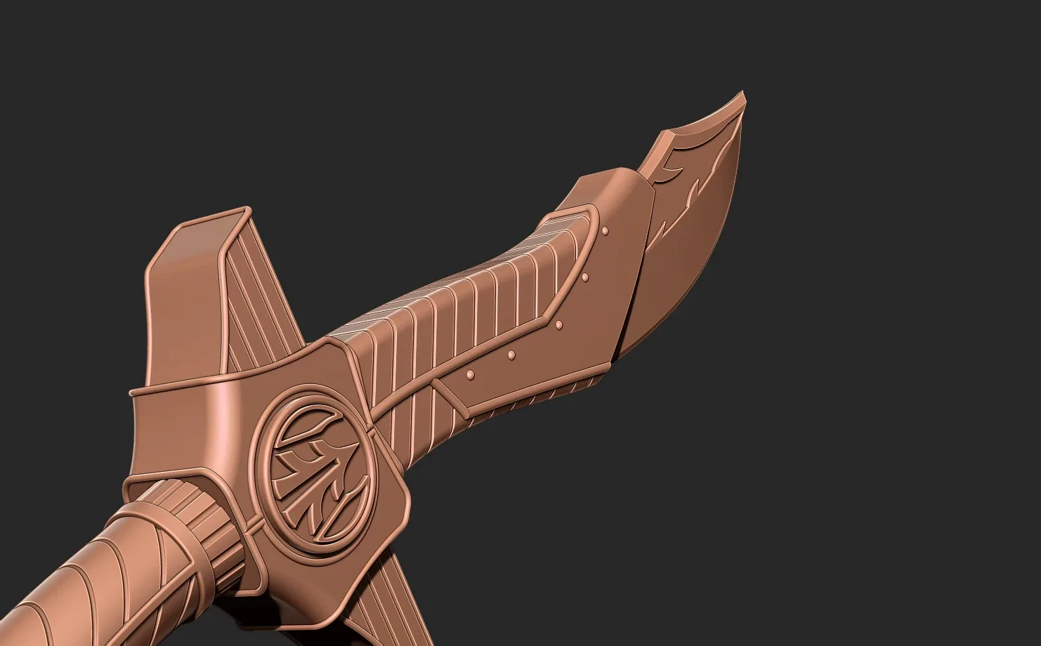 Power Rangers Saba Sword 3D print model
