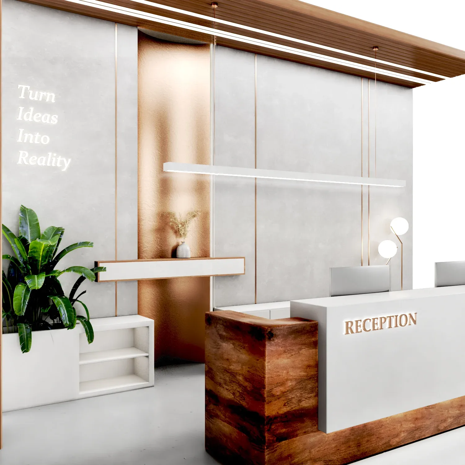 Reception10 lobby, counter, entrance