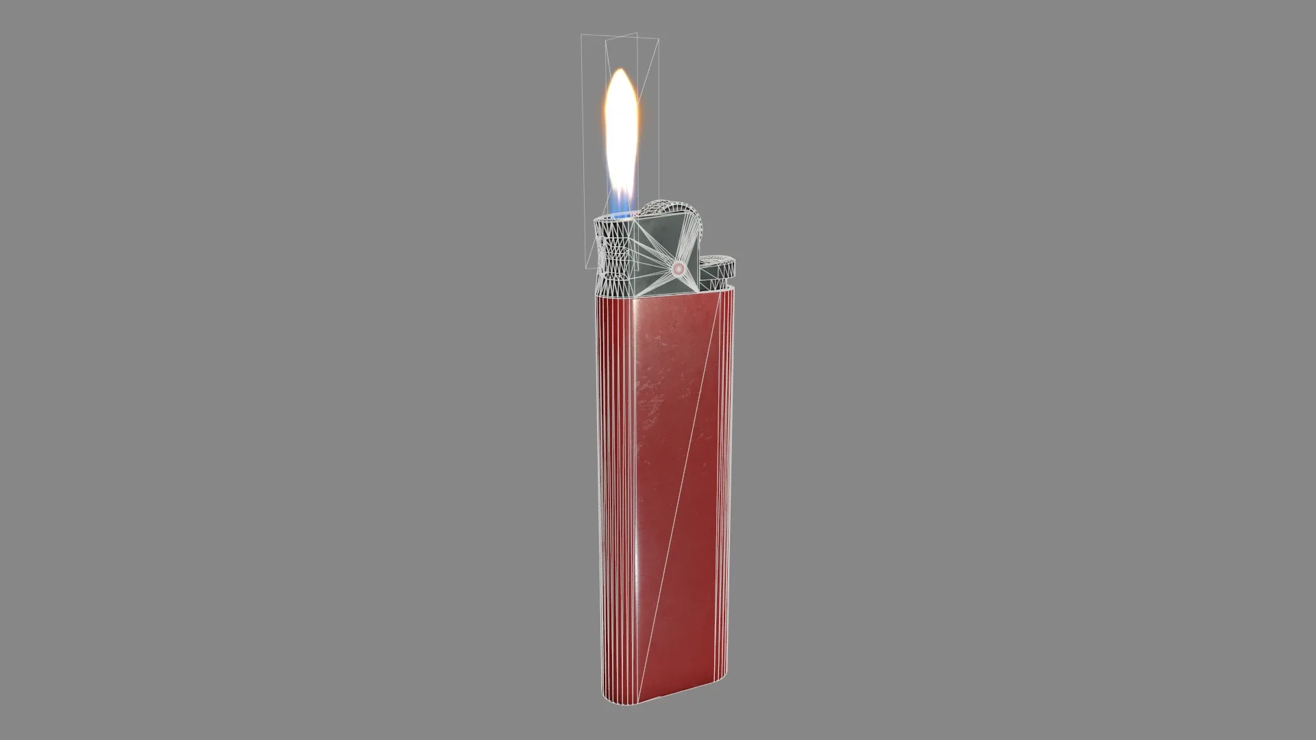 Lighter with parts (Game Assets) FlippedNormals