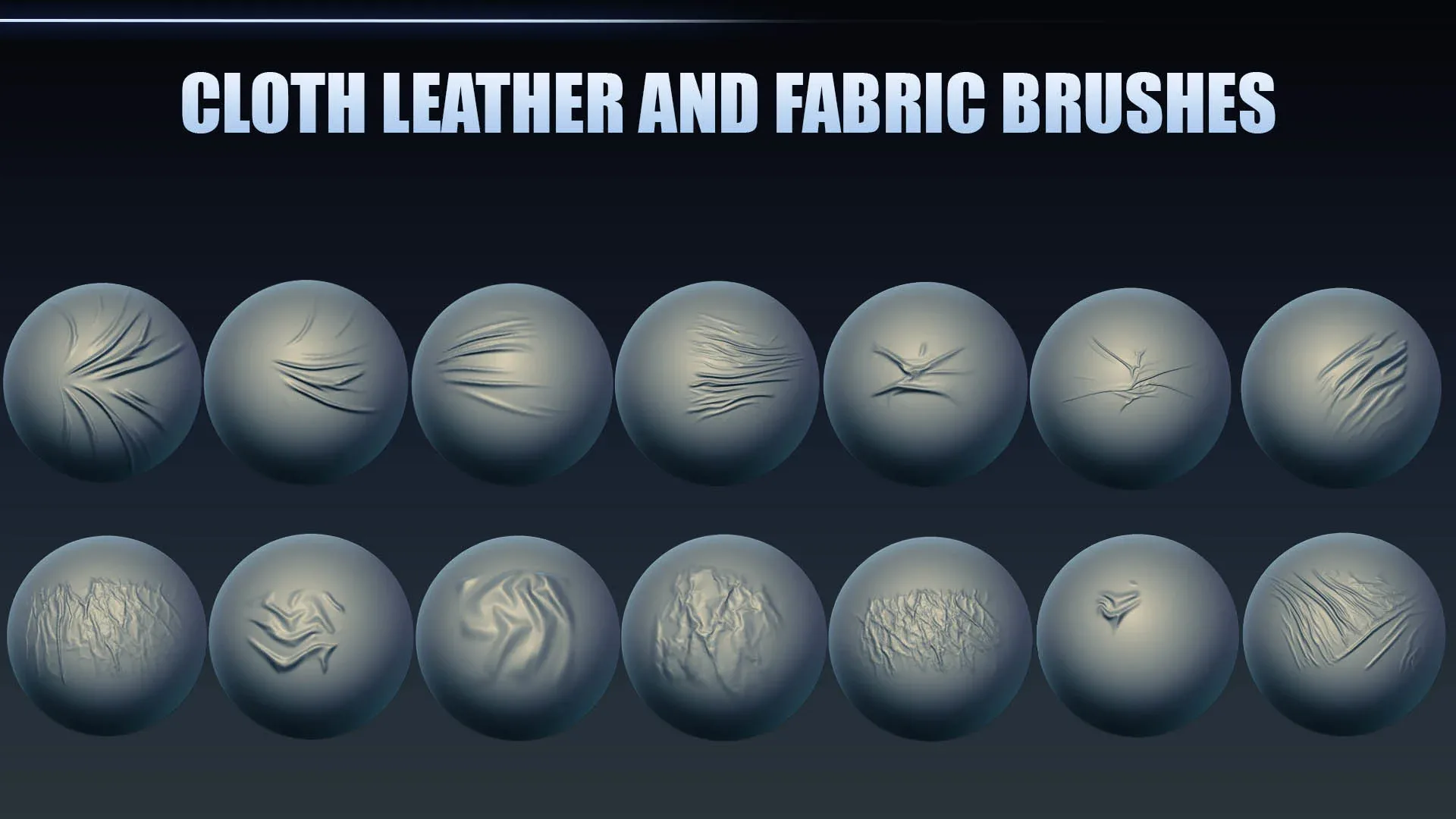 79 CLOTH LEATHER AND FABRIC BRUSHES - Tension & Compression Folds