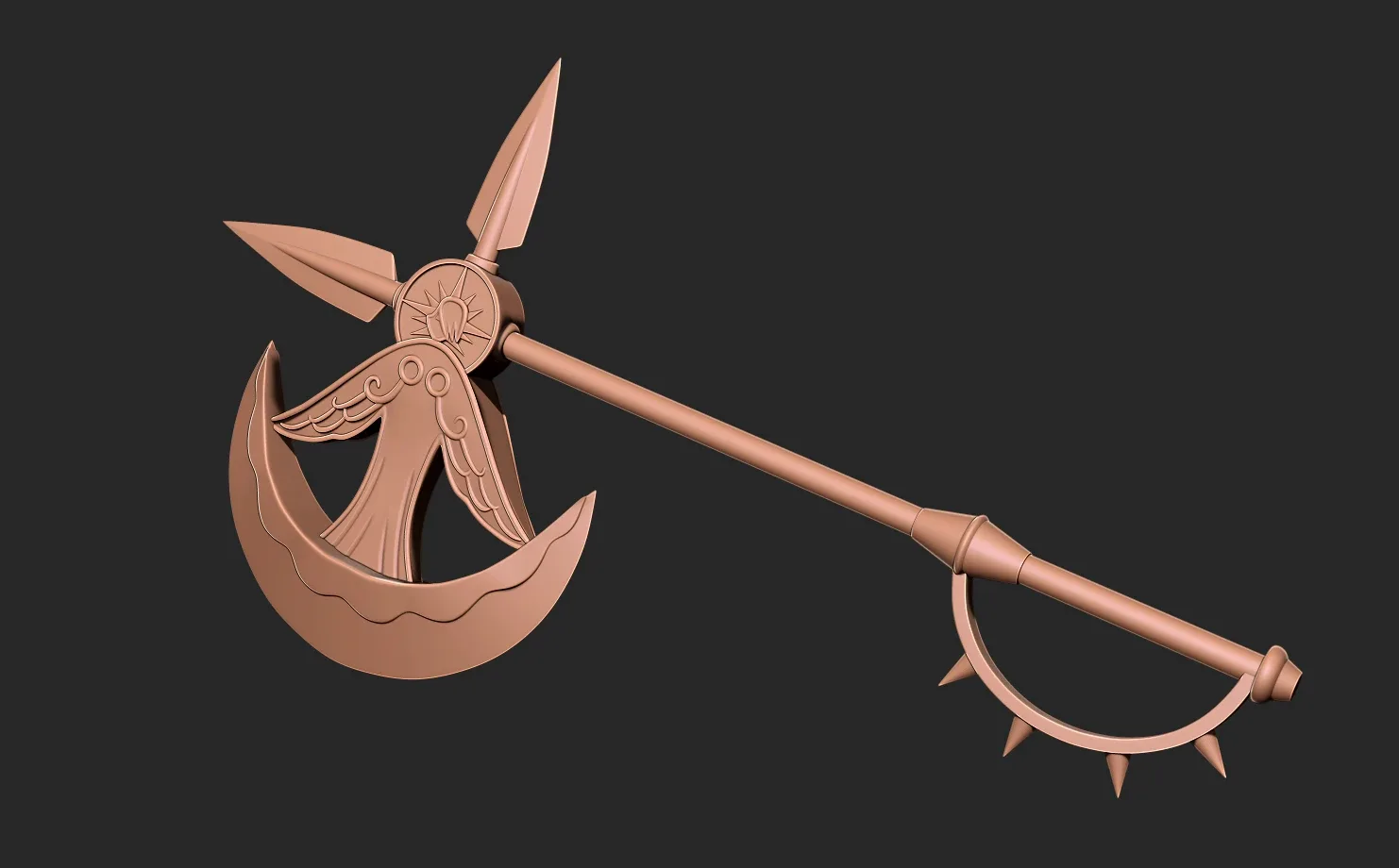 Escanor rhitta axe - seven deadly sins 3D print model