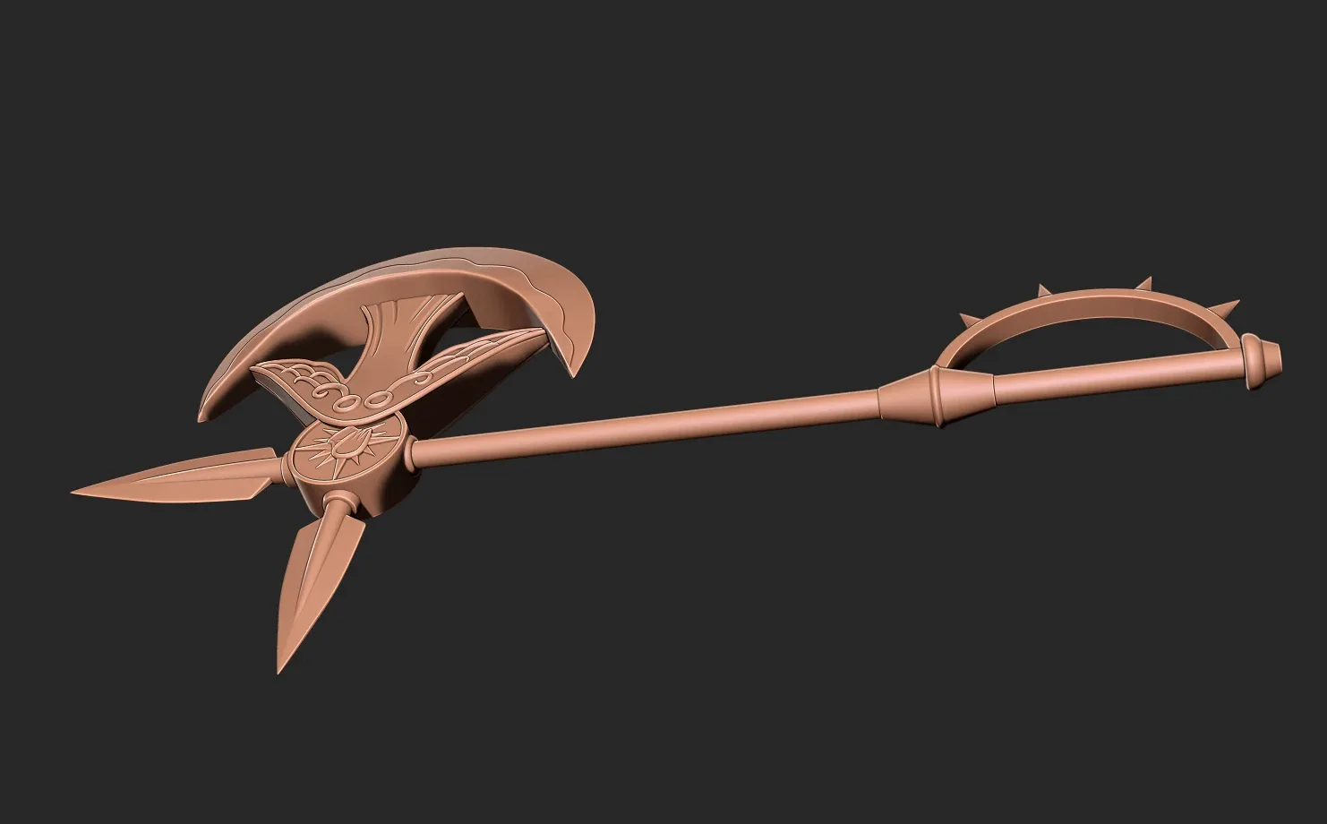 Escanor rhitta axe - seven deadly sins 3D print model
