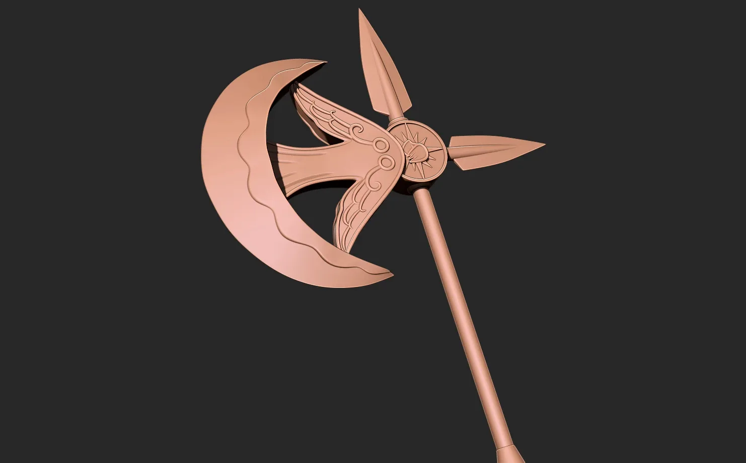Escanor rhitta axe - seven deadly sins 3D print model