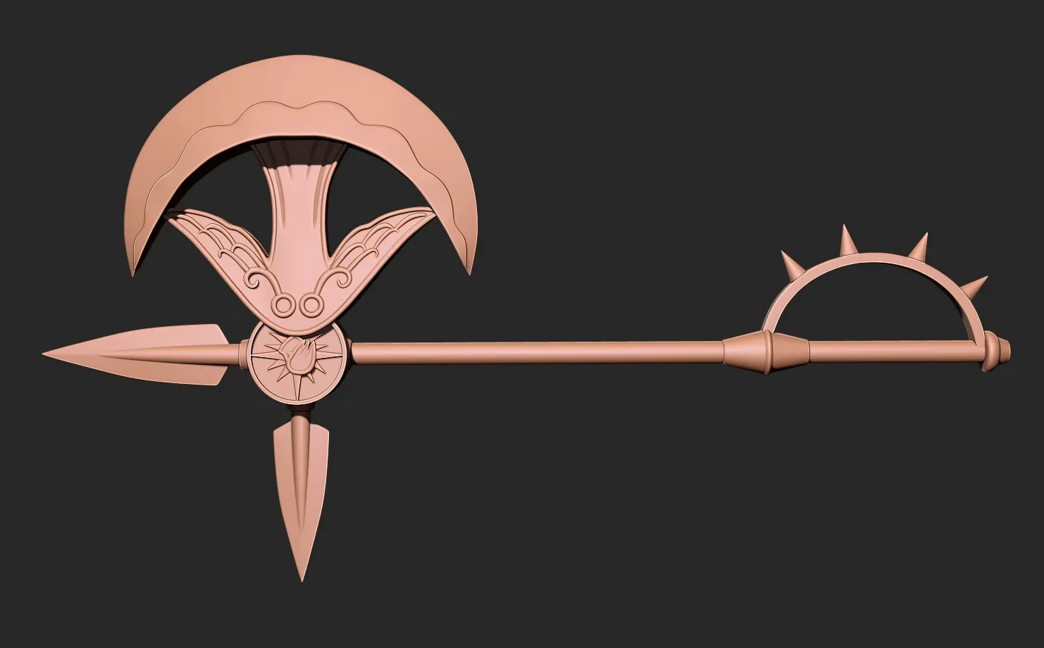 Escanor rhitta axe - seven deadly sins 3D print model
