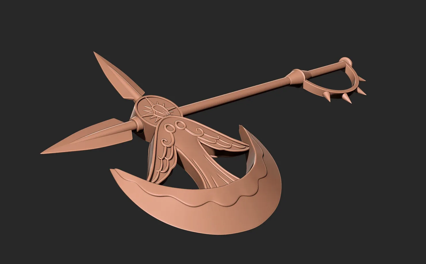 Escanor rhitta axe - seven deadly sins 3D print model