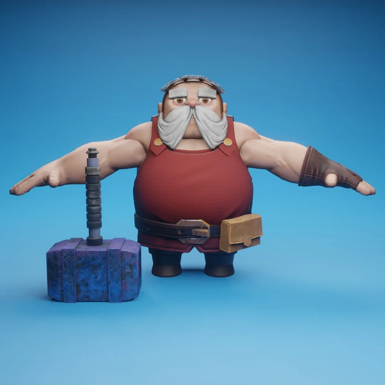 Character Stylized male Blacksmith