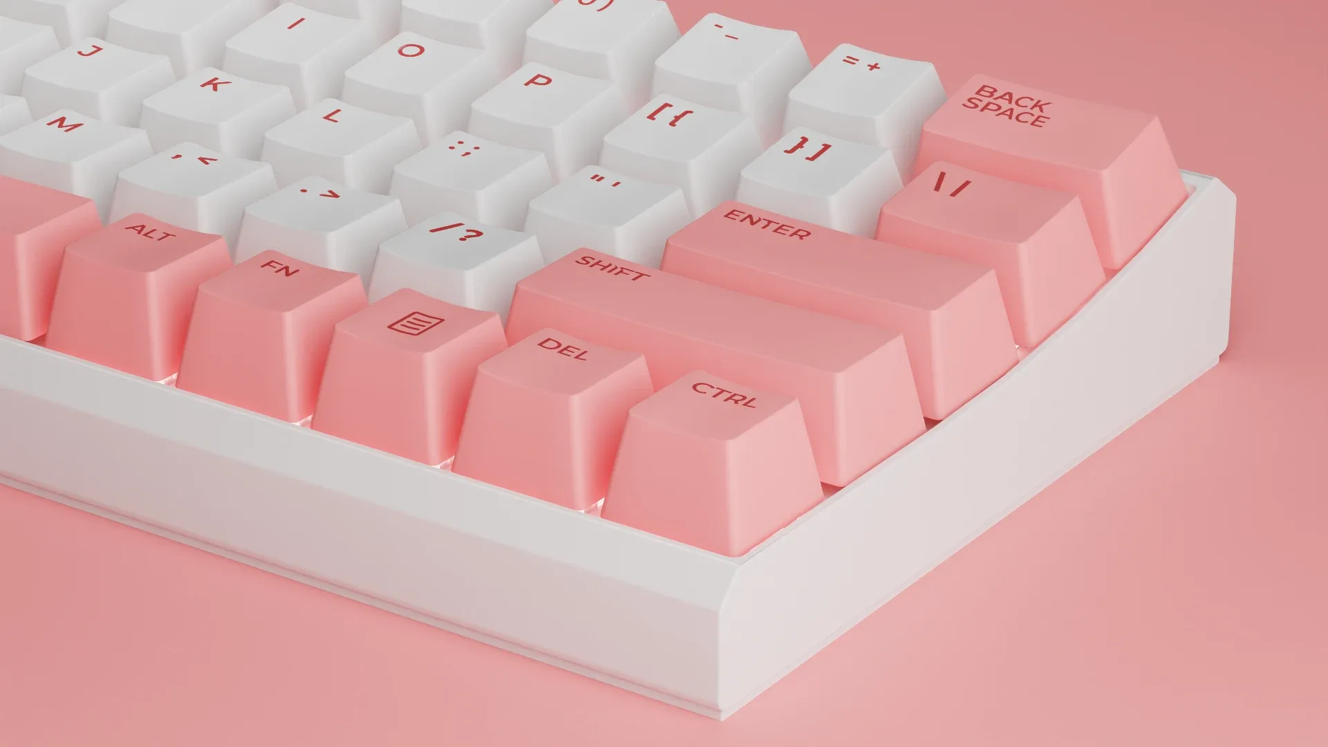 Wireless Mechanical Keyboard (Blender)