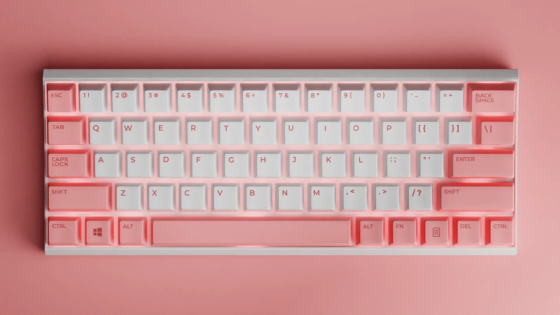 Wireless Mechanical Keyboard (Blender)