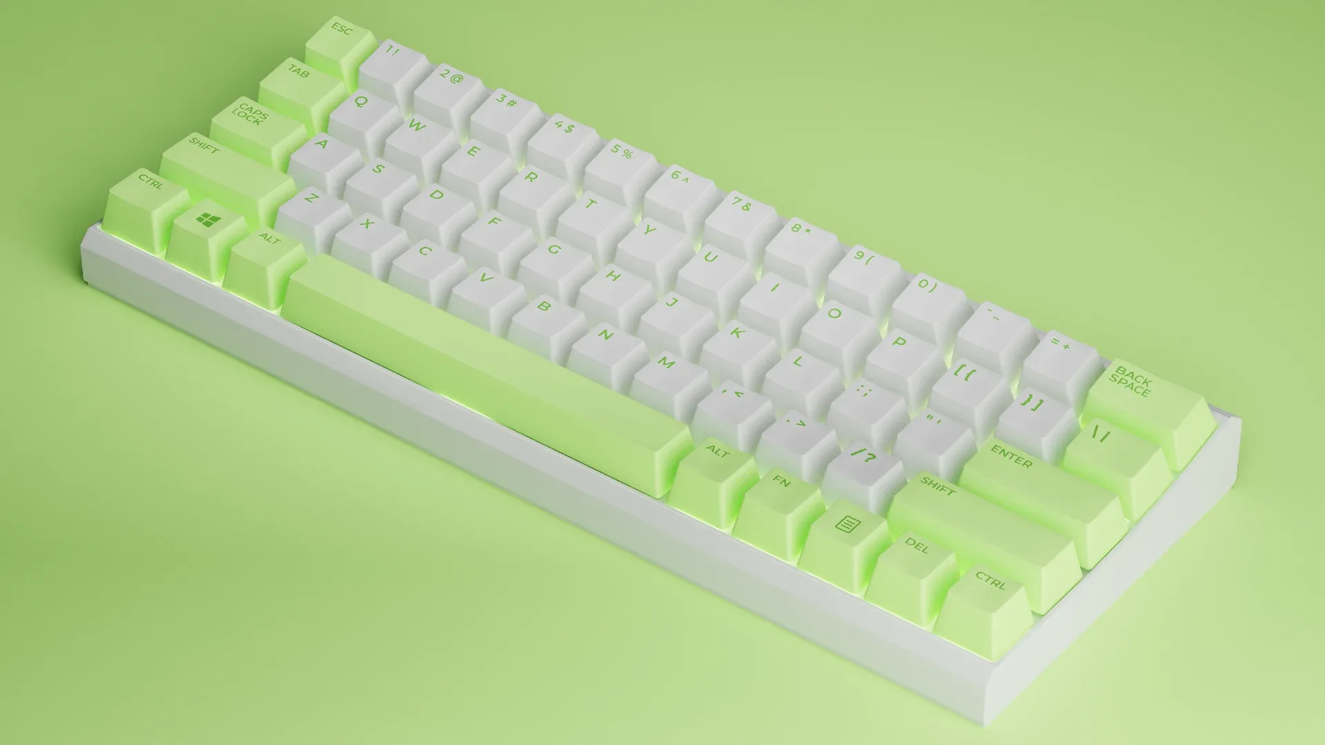 Wireless Mechanical Keyboard (Blender)