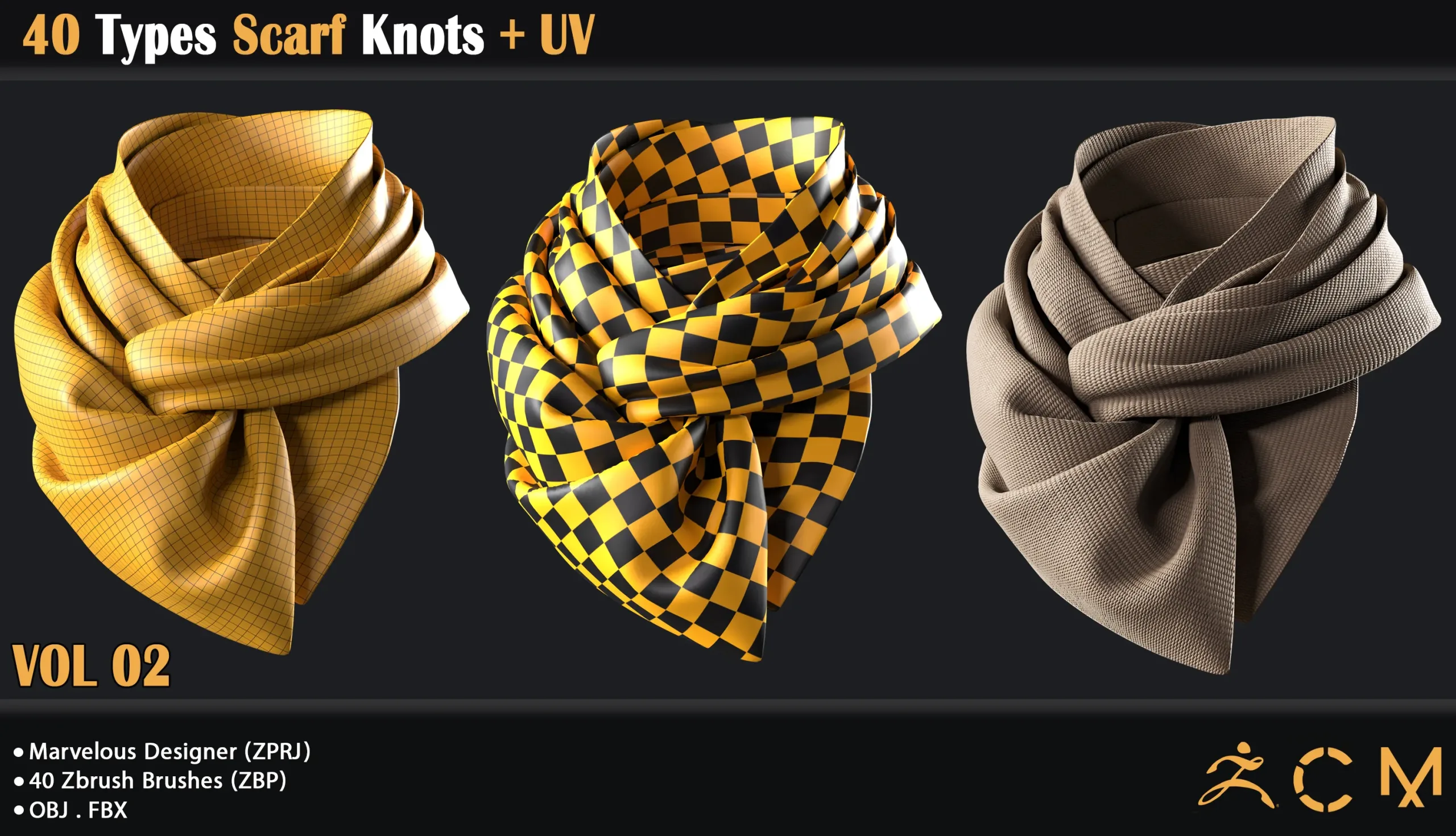 40 Types Scarf Knots + UV