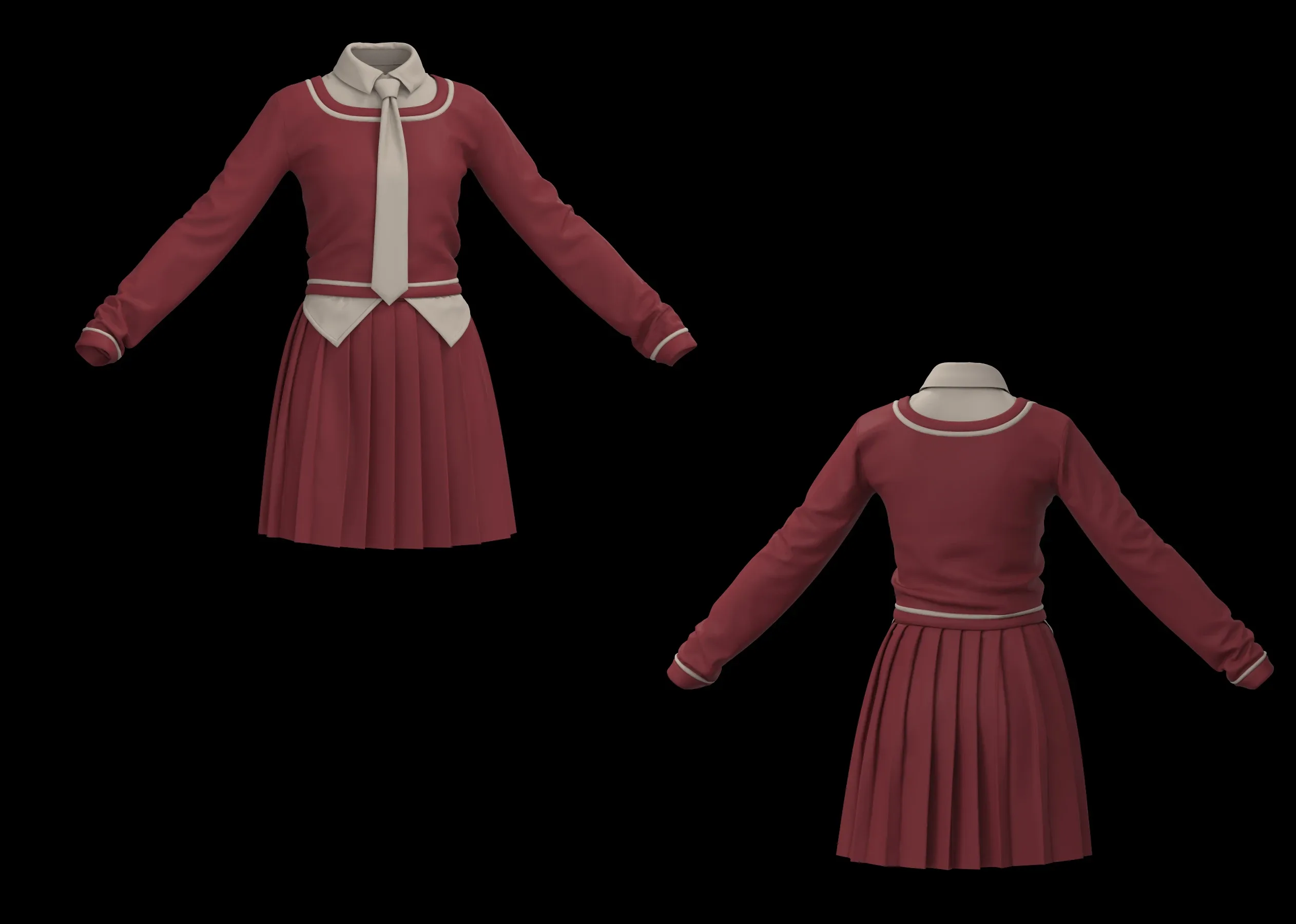 5 Women's Outfit+ Zprj +Obj + Fbx