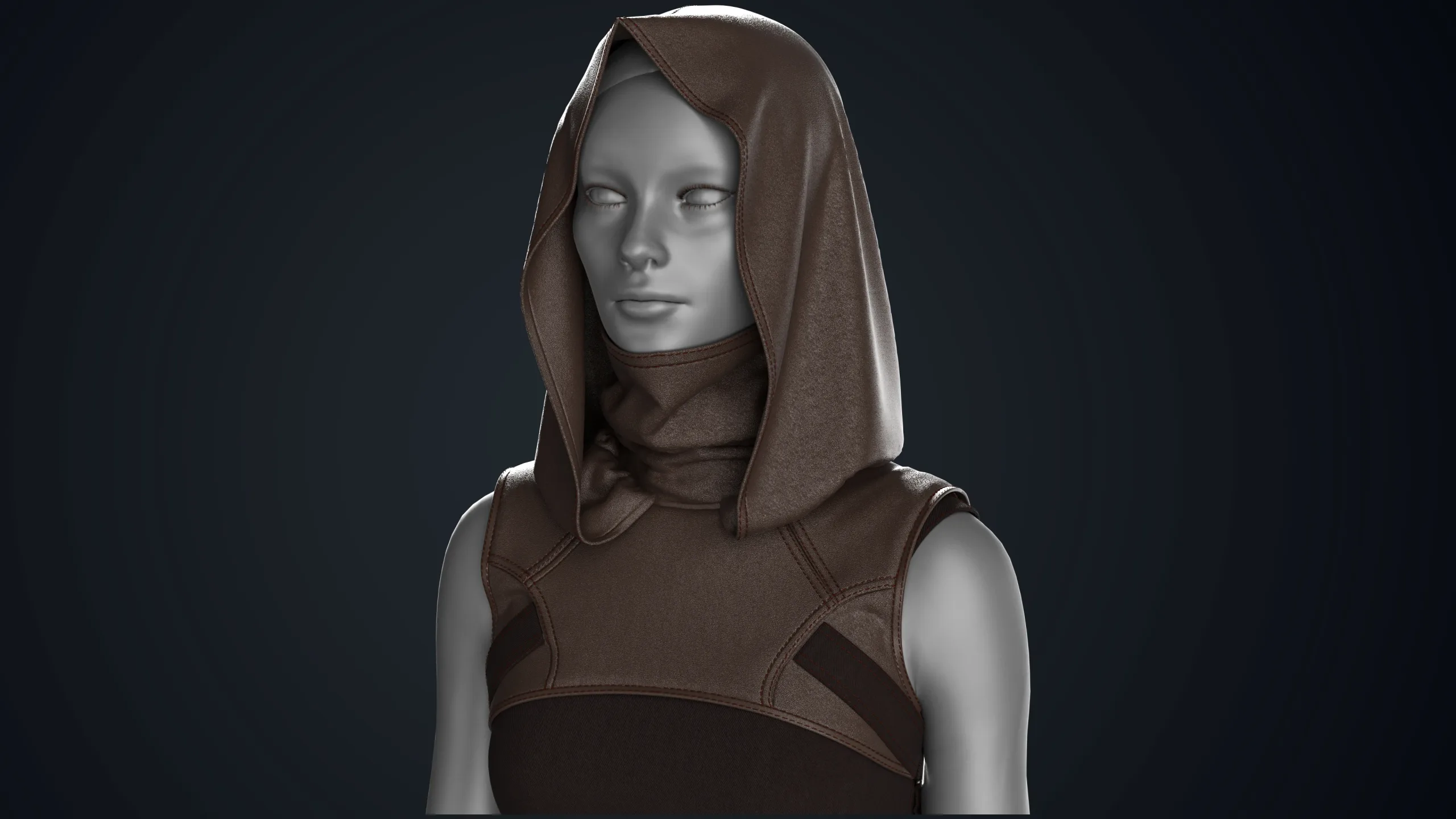 5 In 1 Hoods Costume + Clo3D/Marvelous + Video Tutorial + ZPRJ + OBJ + UV+ Texture Vol.01