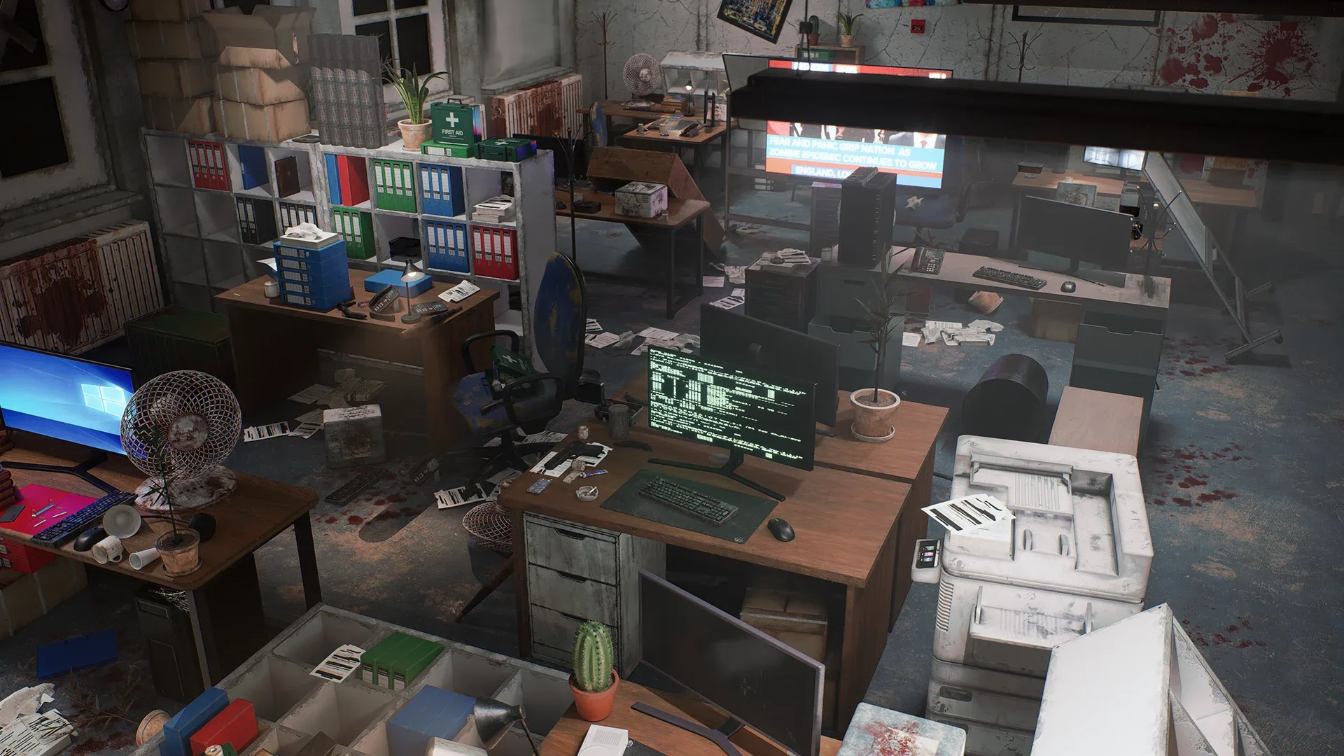 Post Apocalyptic office