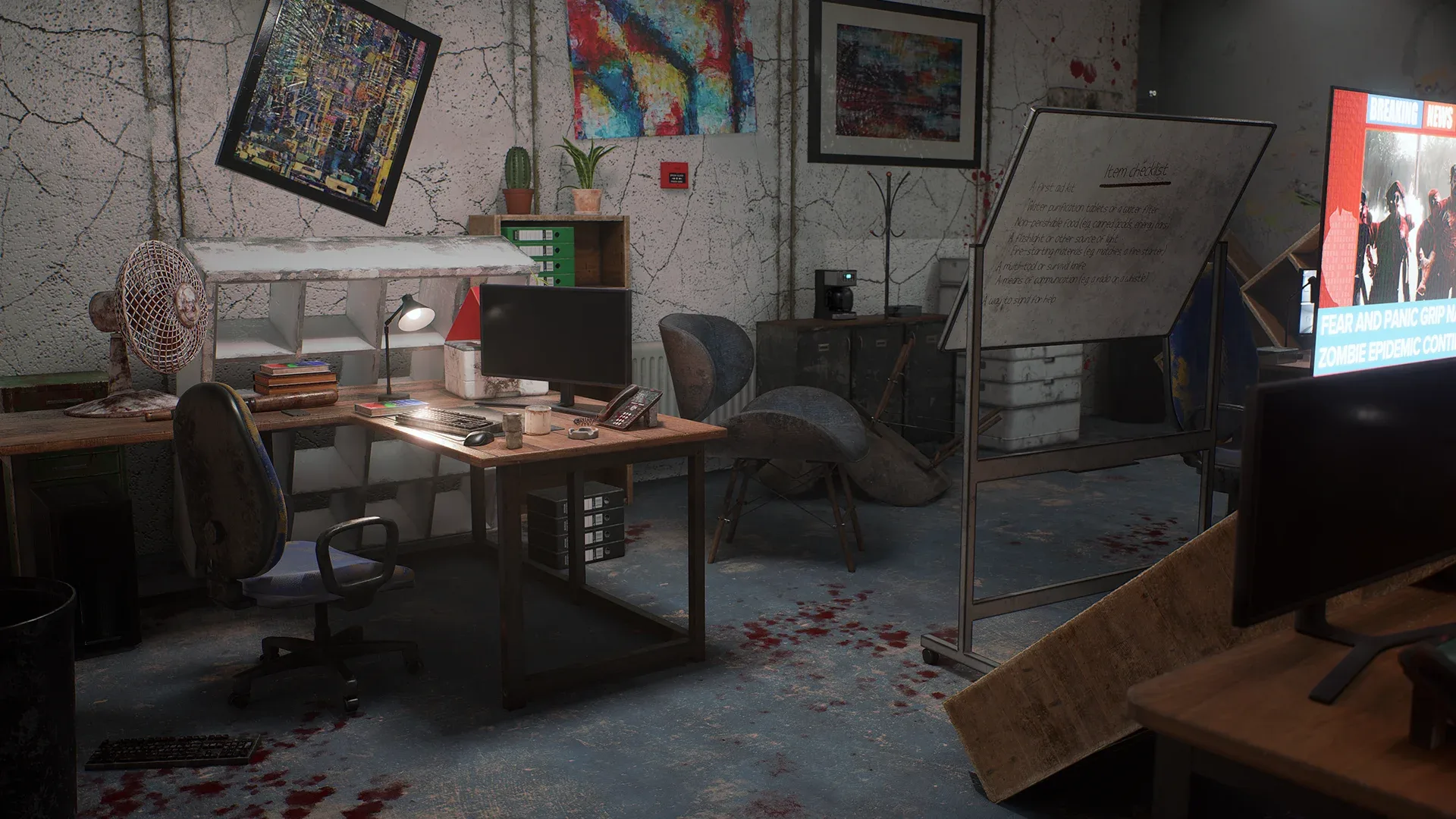 Post Apocalyptic office