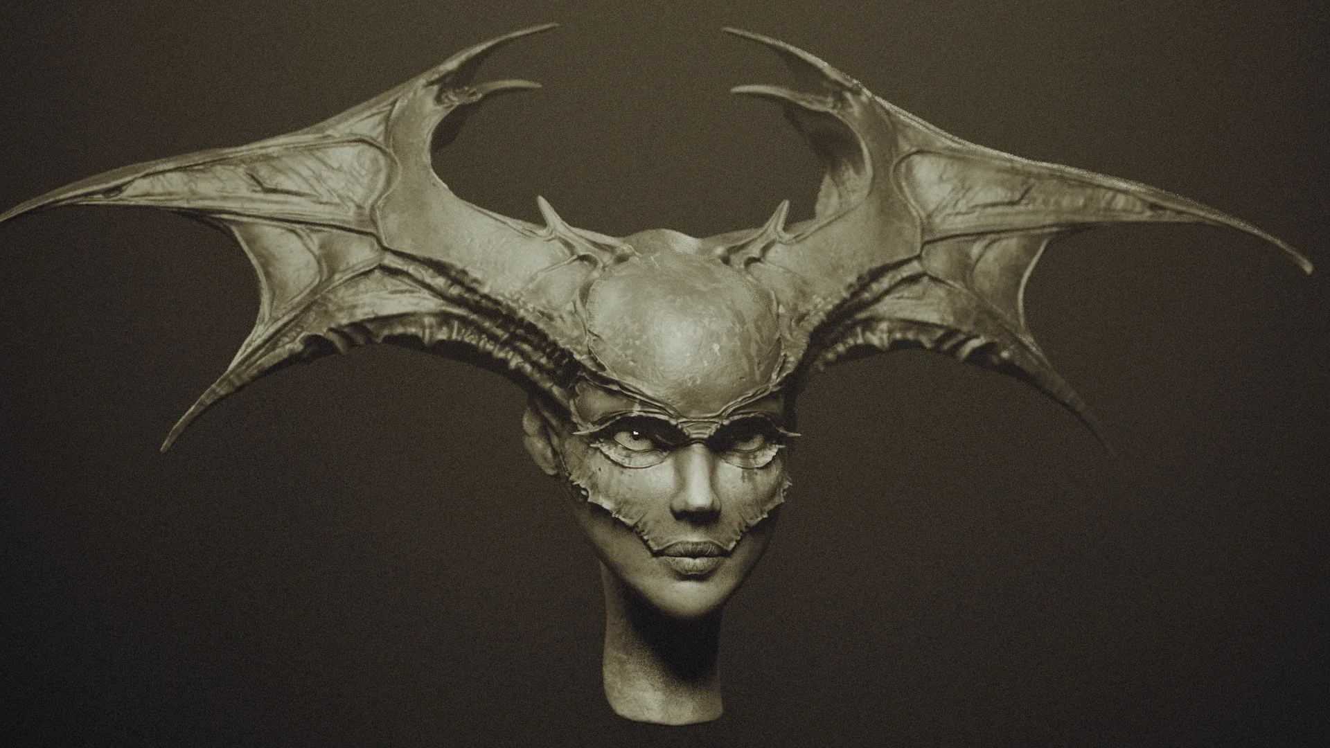 DEMONESS part 1: 50 Heads with Blendshapes