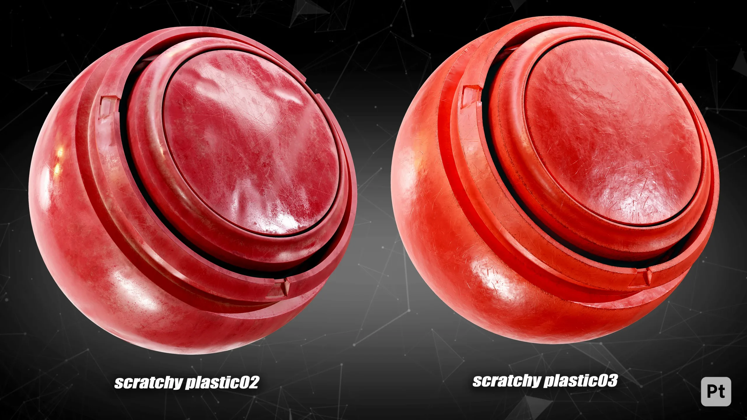 30 Plastic Smart Materials For Substance Painter_VOL01