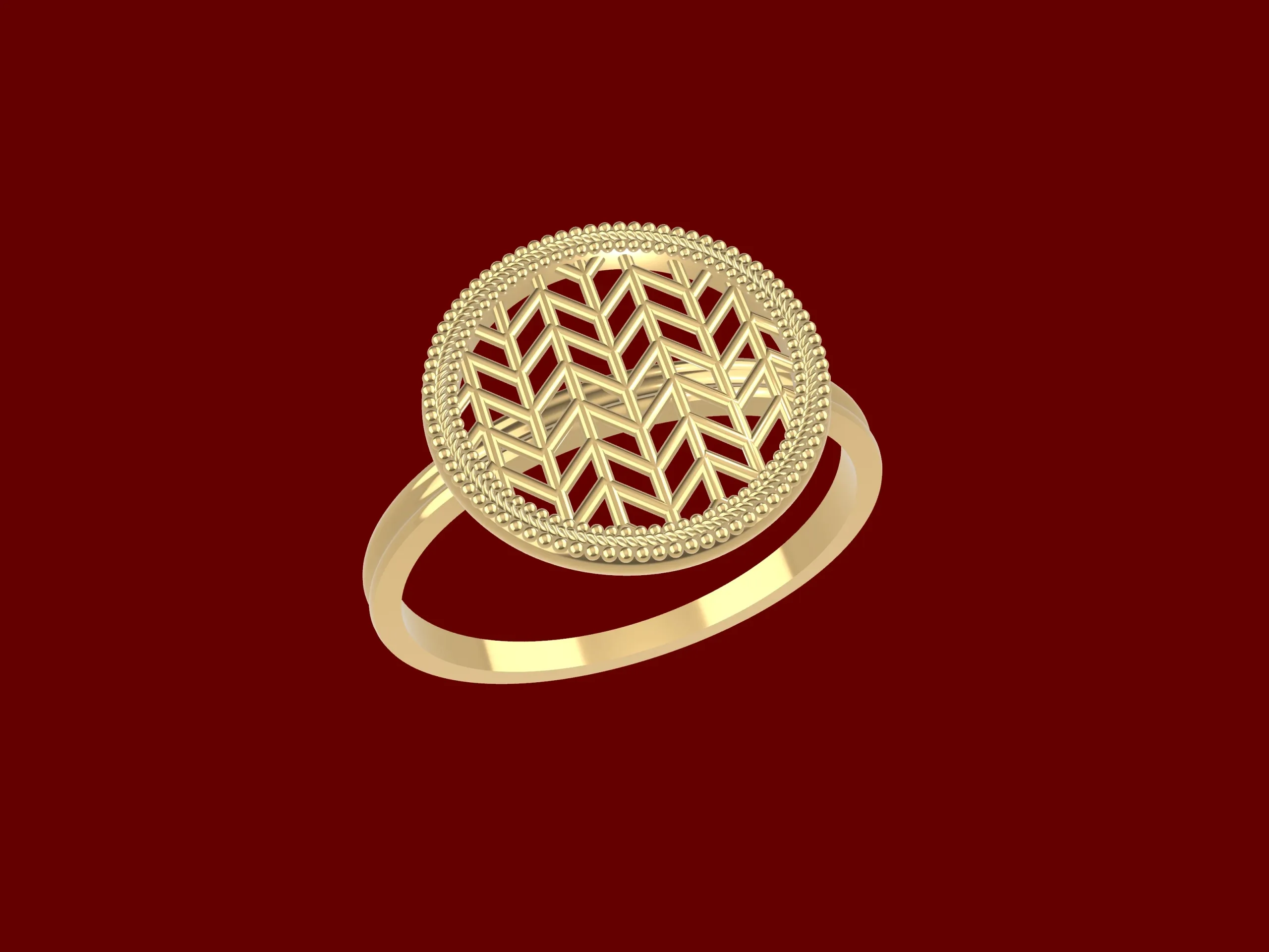 Art deco Contemporary Earrings and Ring Set