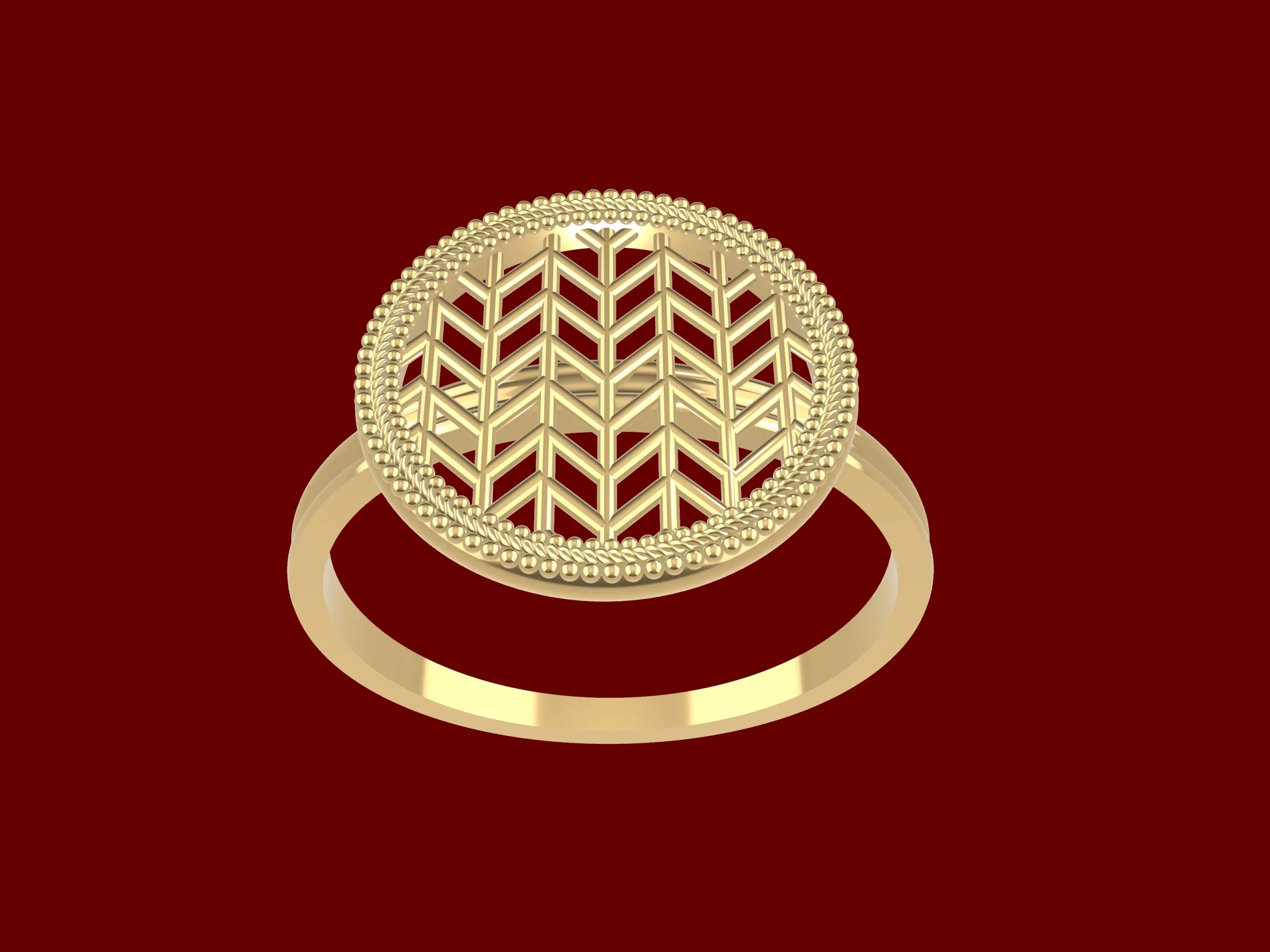 Art deco Contemporary Earrings and Ring Set