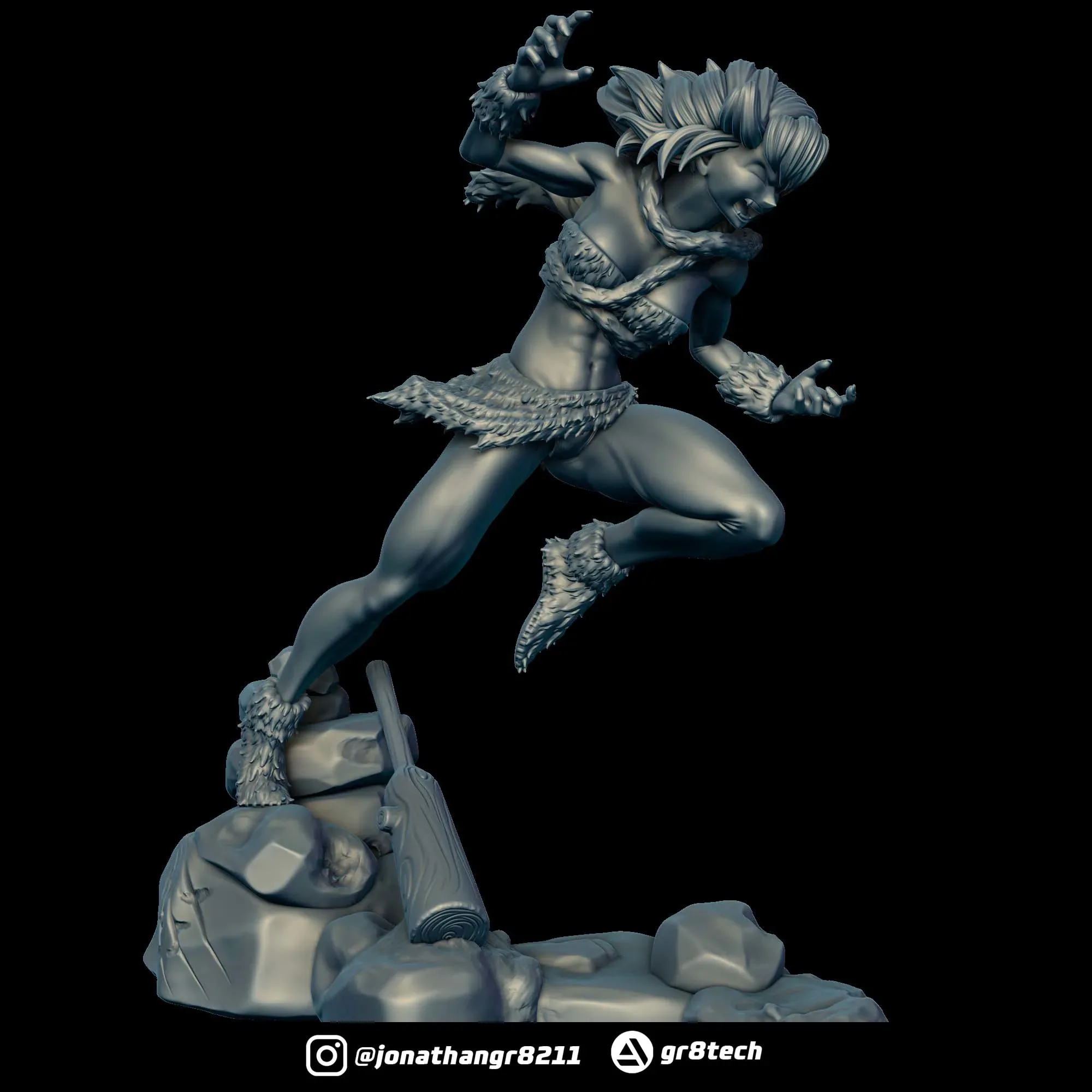 Ayla - Chrono Trigger 3D print model