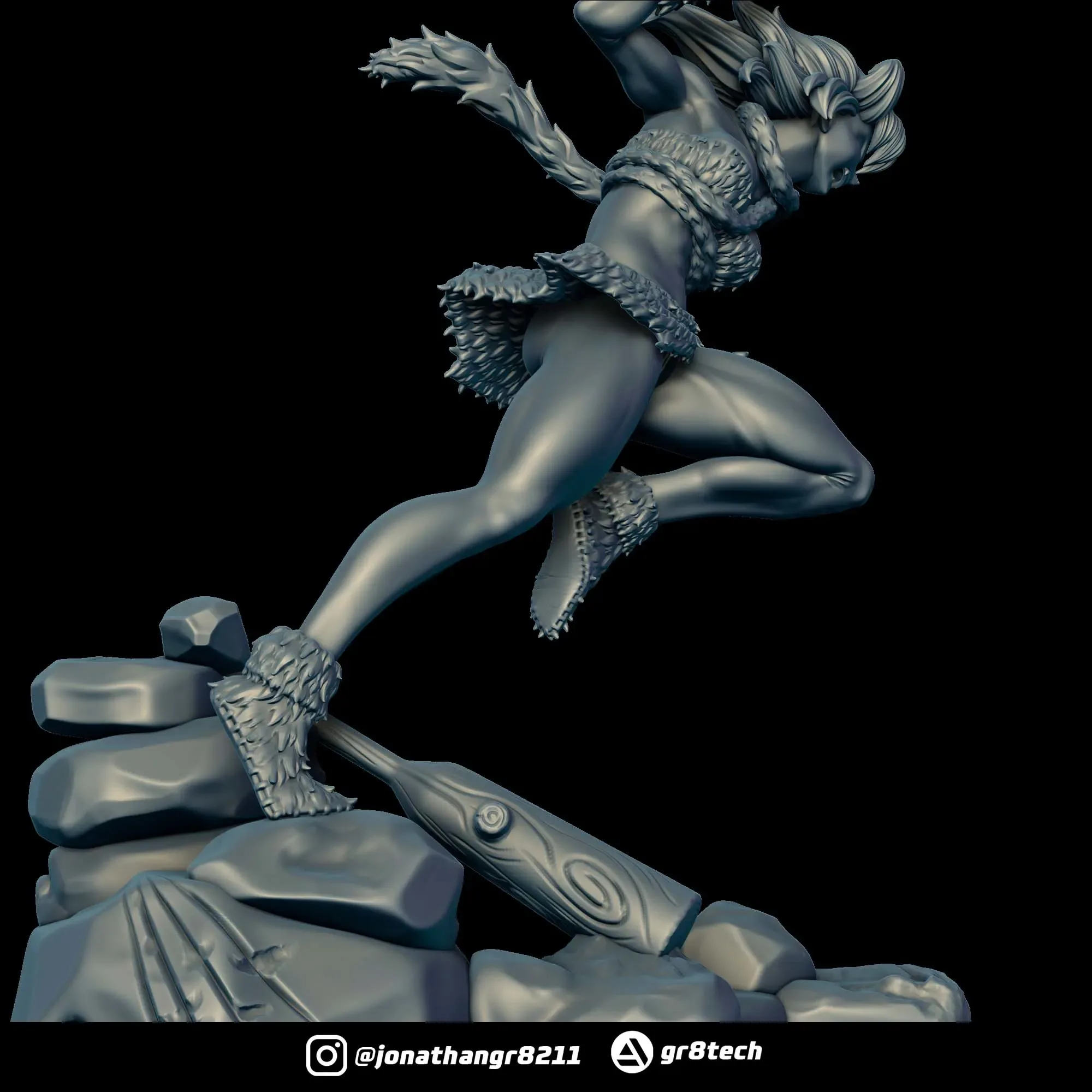 Ayla - Chrono Trigger 3D print model