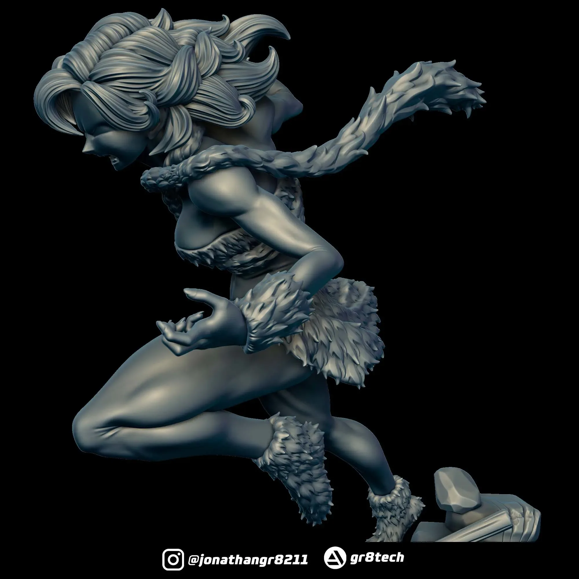 Ayla - Chrono Trigger 3D print model