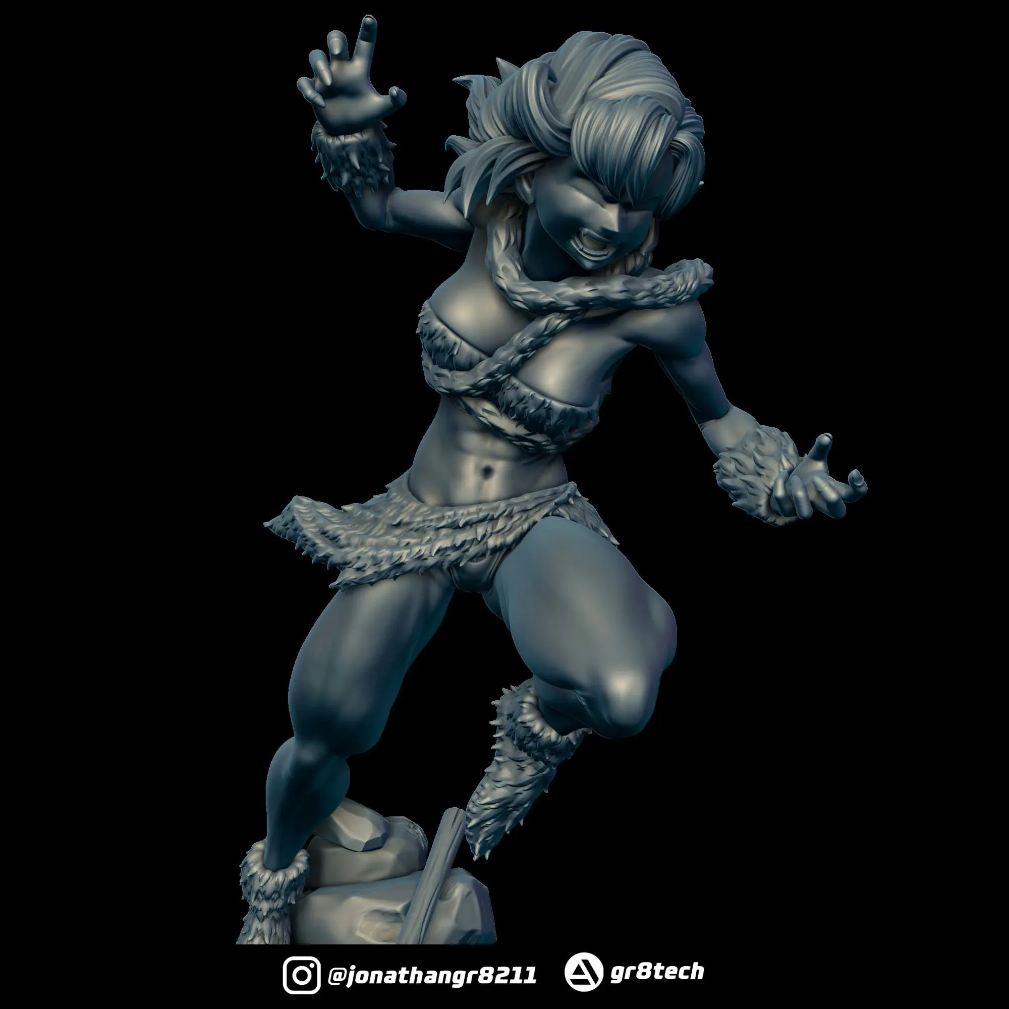 Ayla - Chrono Trigger 3D print model