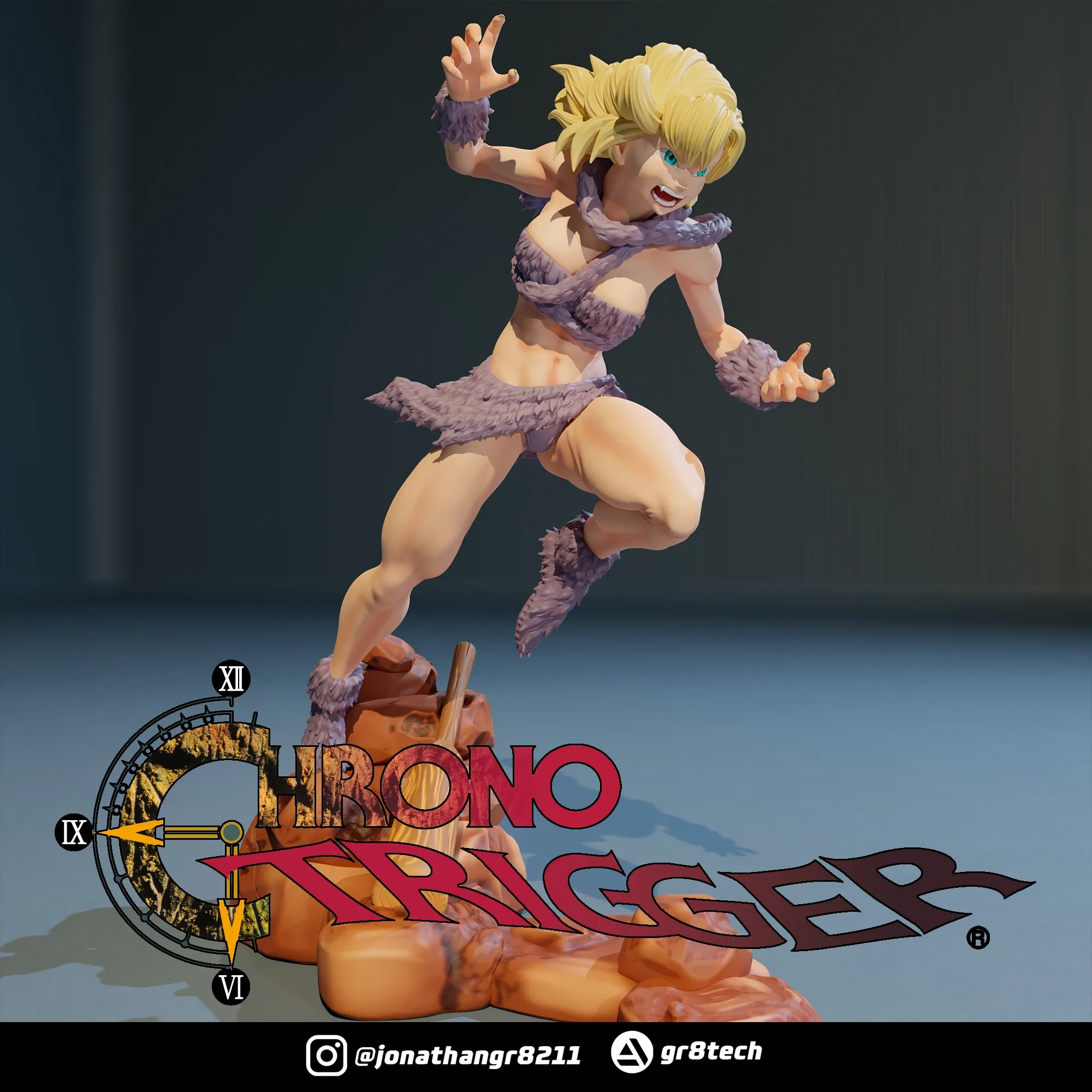 Ayla - Chrono Trigger 3D print model