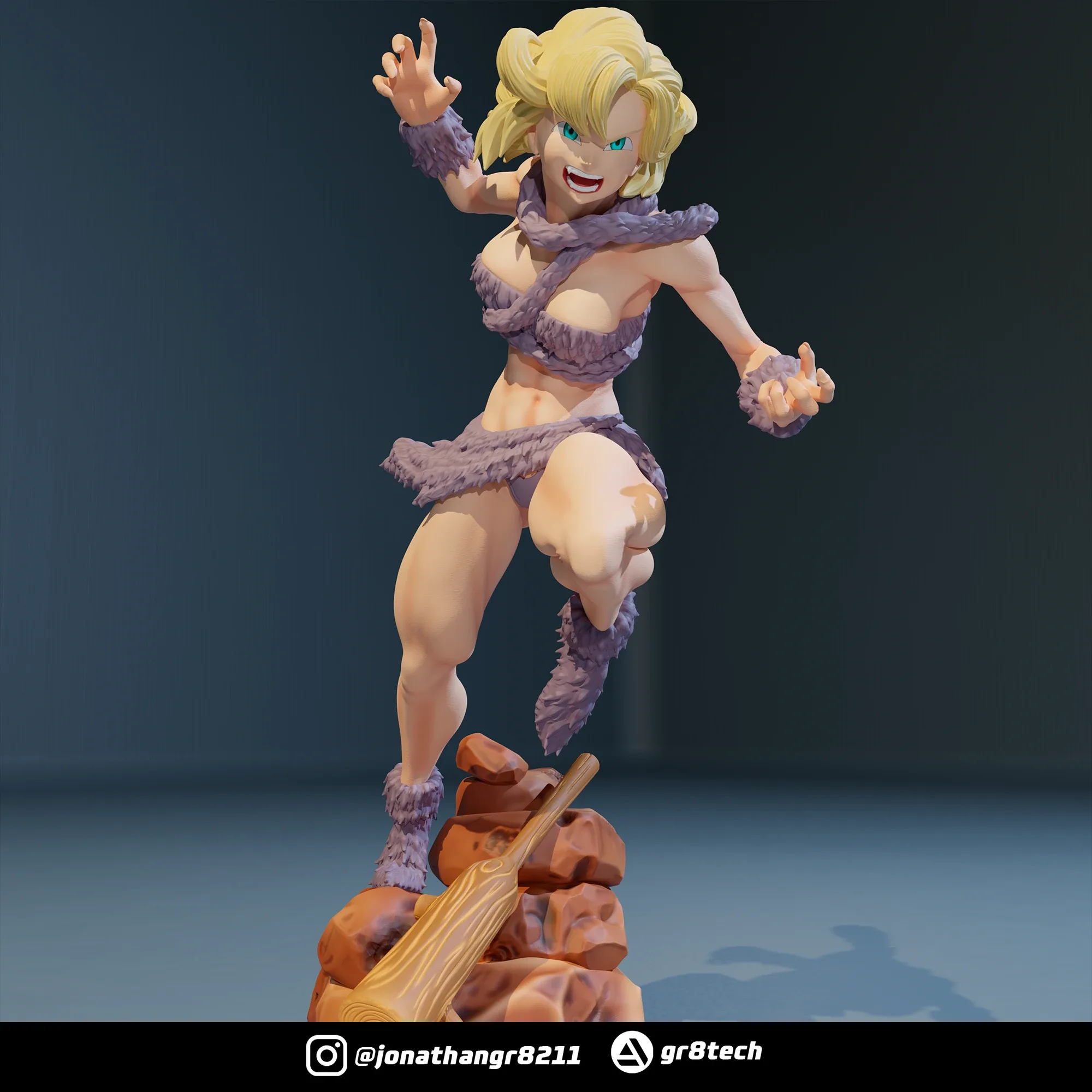 Ayla - Chrono Trigger 3D print model