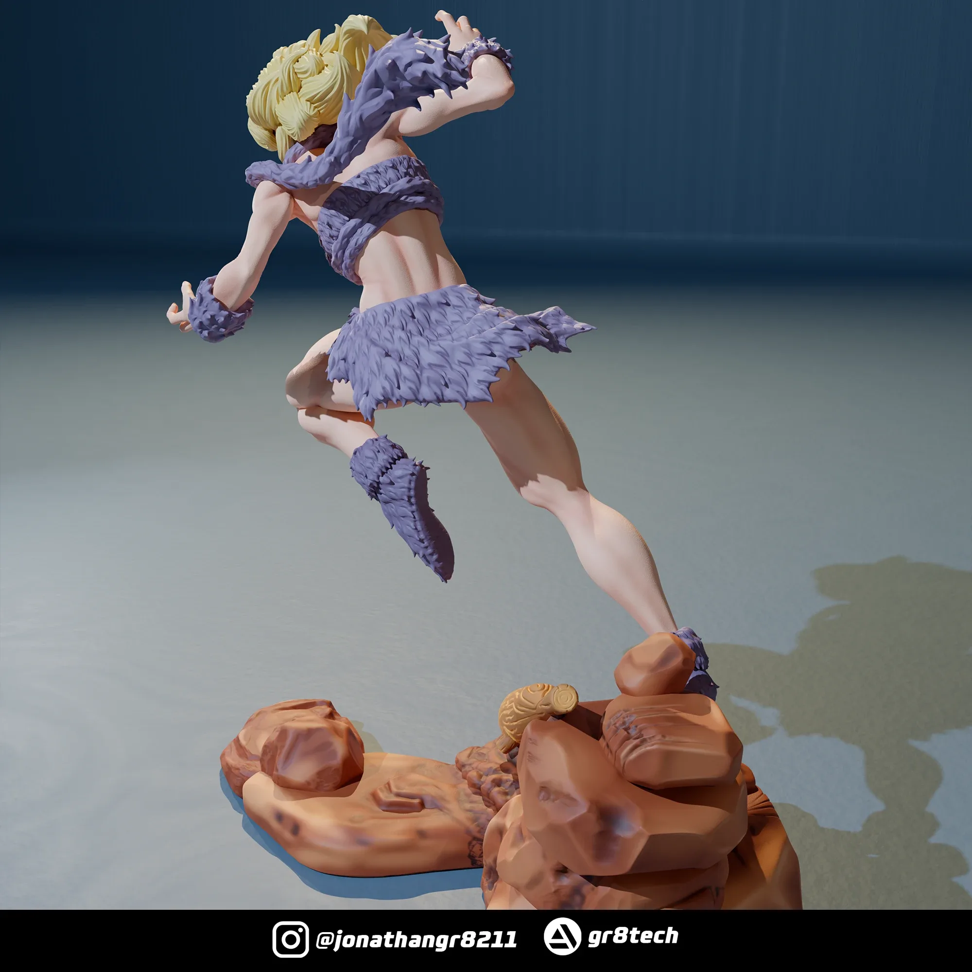 Ayla - Chrono Trigger 3D print model