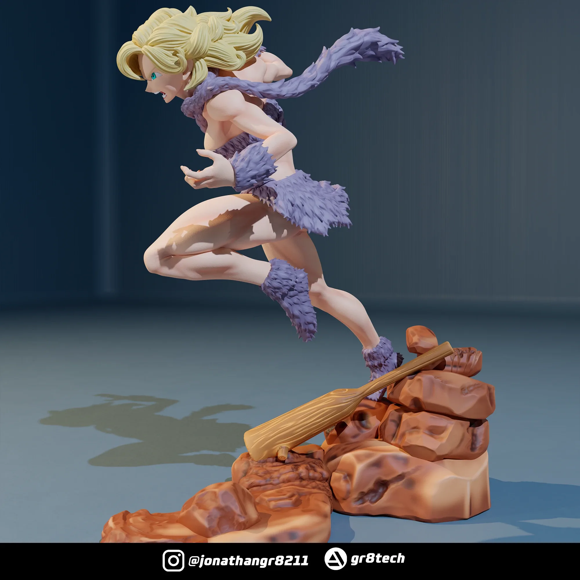 Ayla - Chrono Trigger 3D print model