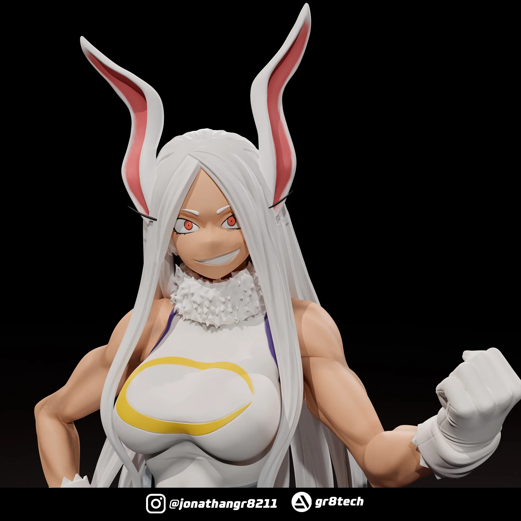 Mirko - My Hero Academia 3D print model