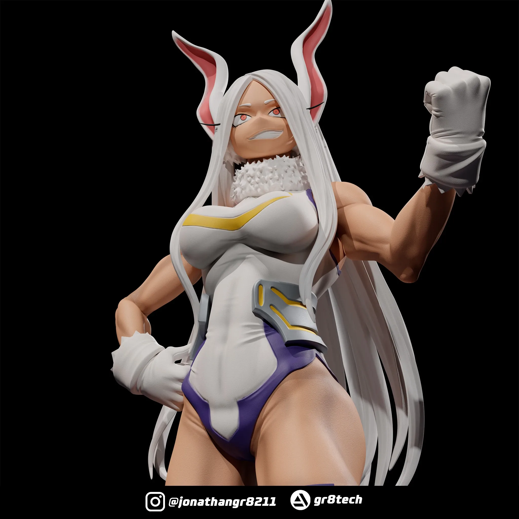 Mirko - My Hero Academia 3D print model