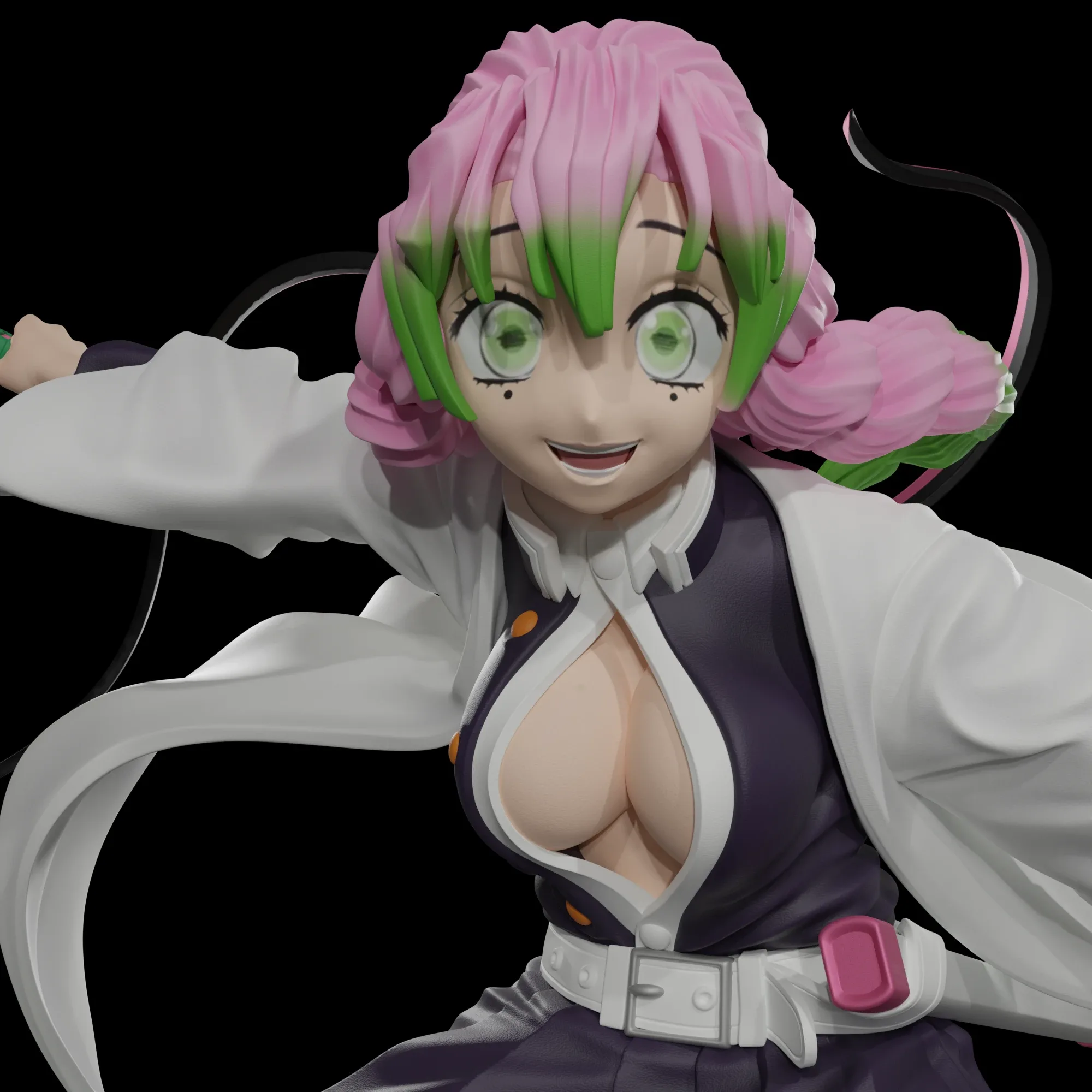 Mitsuri Kanroji - Demons Slayer 3D print model