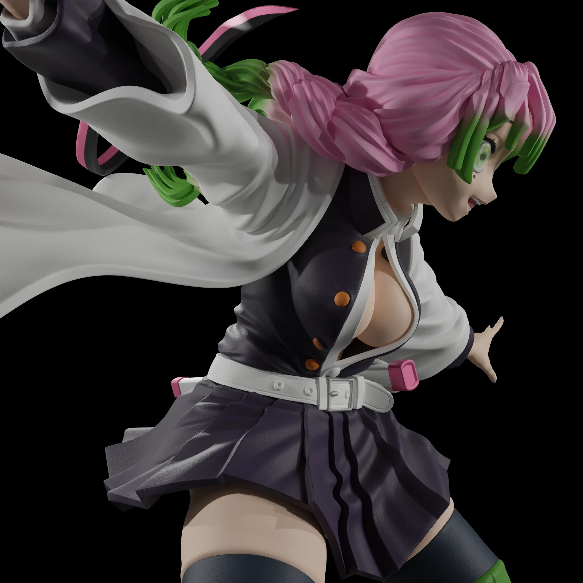 Mitsuri Kanroji - Demons Slayer 3D print model