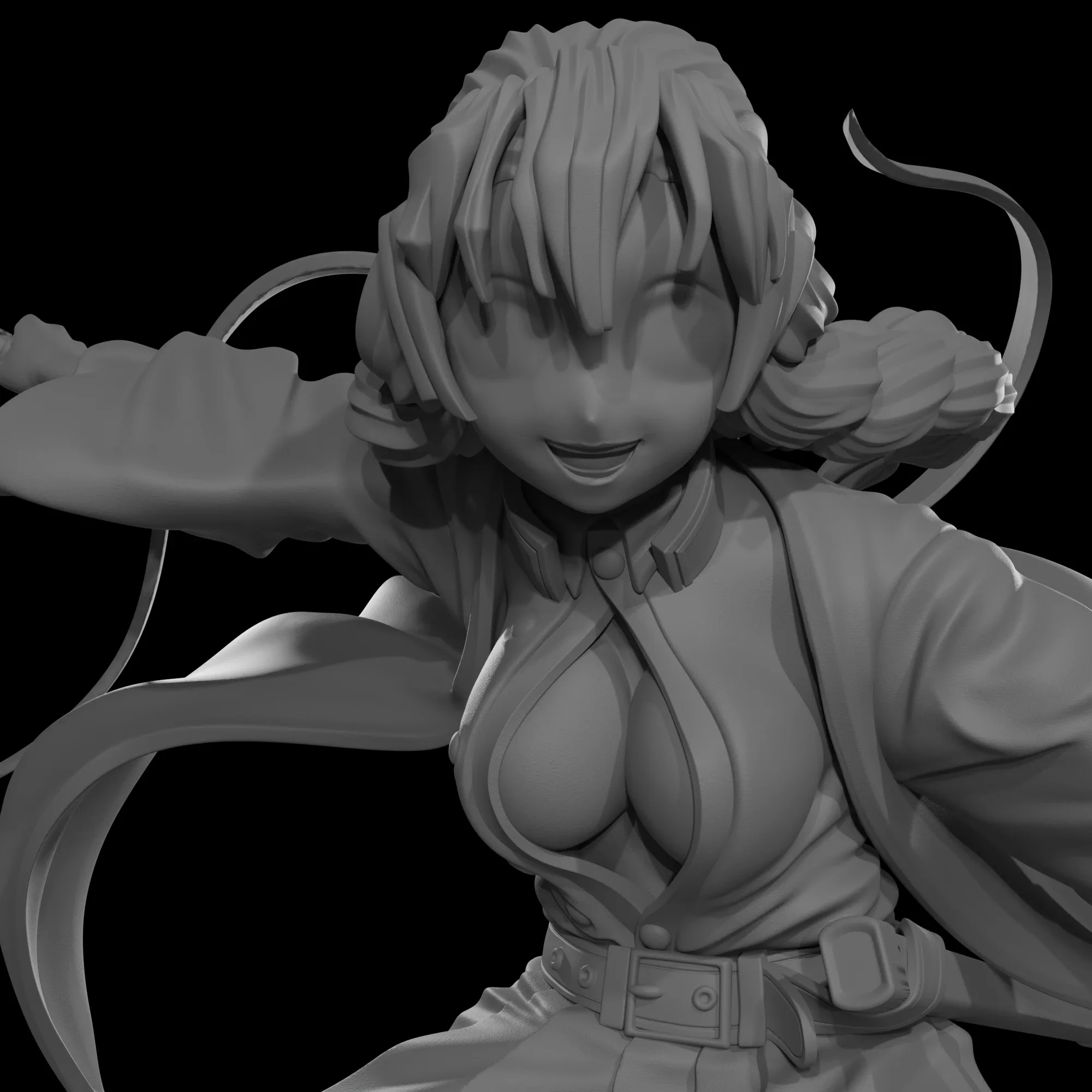 Mitsuri Kanroji - Demons Slayer 3D print model