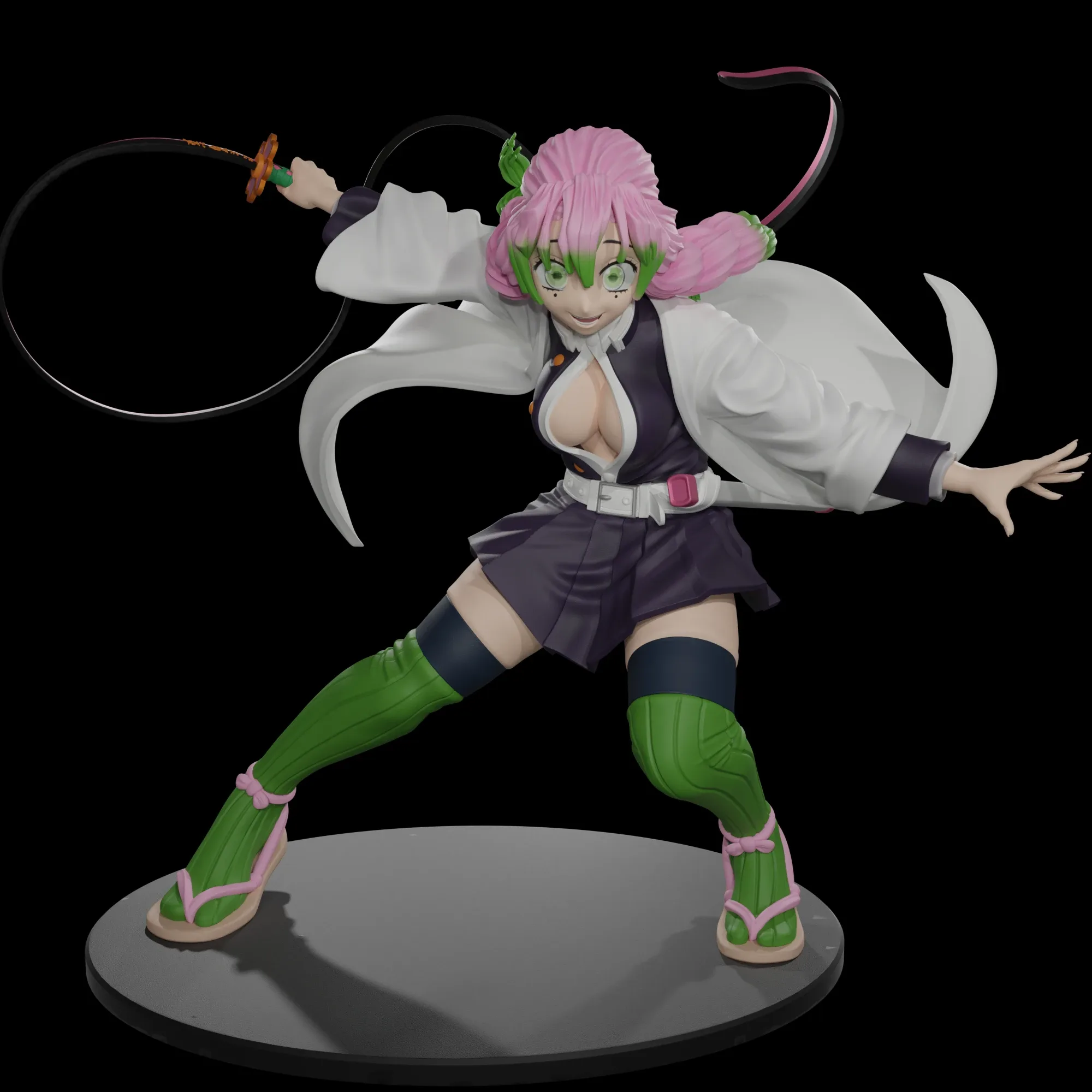 Mitsuri Kanroji - Demons Slayer 3D print model