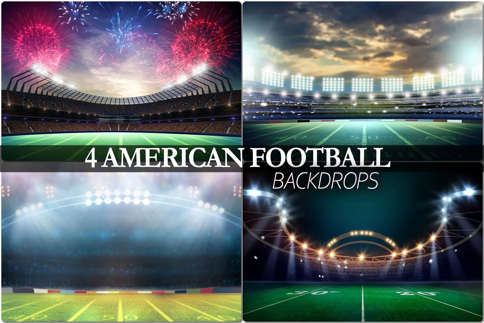 4 American Soccer Stadium, Rugby Empty Stadium, Sport Background, Floodlight Lights, Soccer Field, American Football, Champion Playground