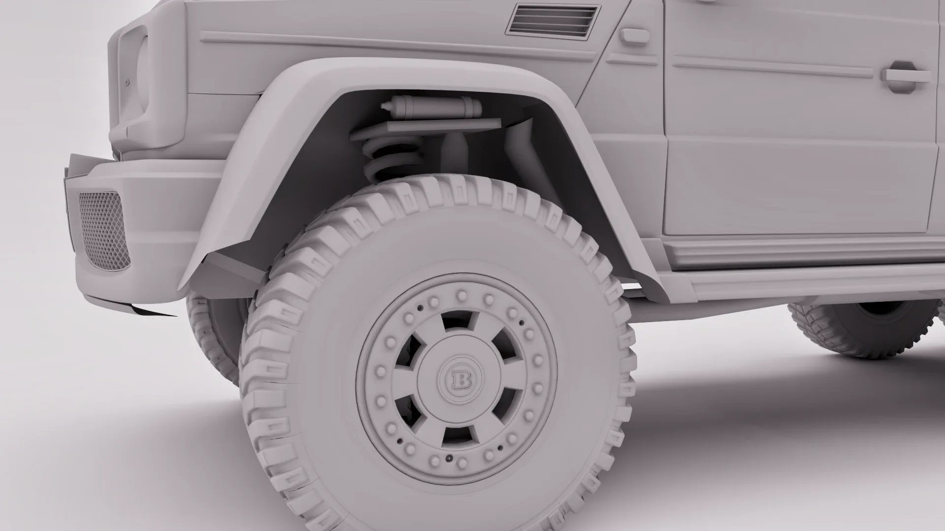 Mercedes G63 Brabus 6x6 2015 (Rigged)