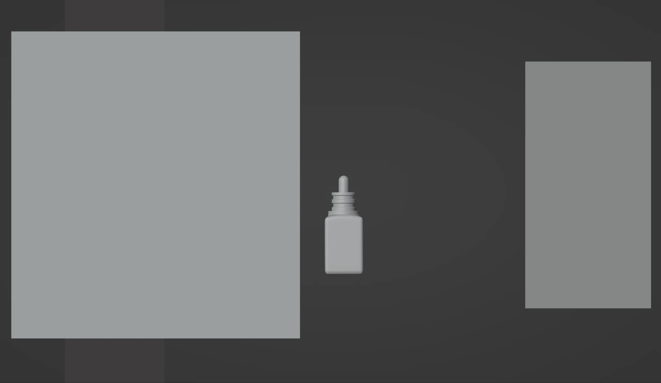 Serum Bottle Mockup - Packed Template Blender File