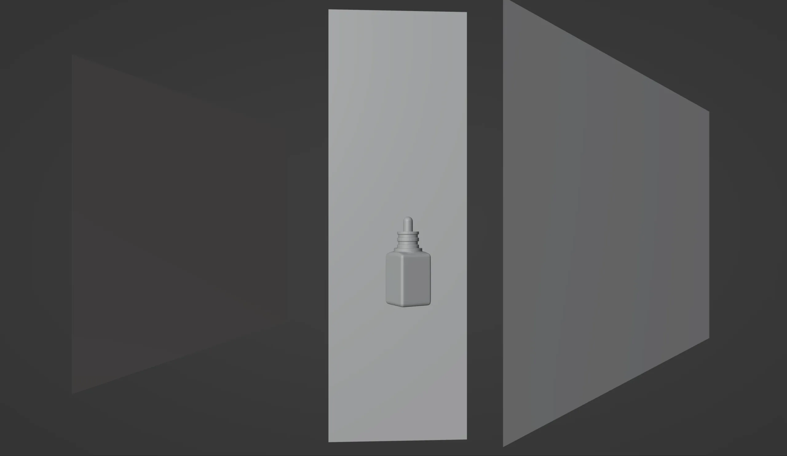 Serum Bottle Mockup - Packed Template Blender File