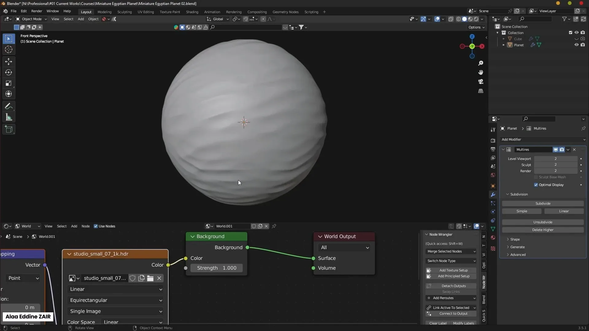 Blender for Intermediates - Your First 3D Miniature Planet